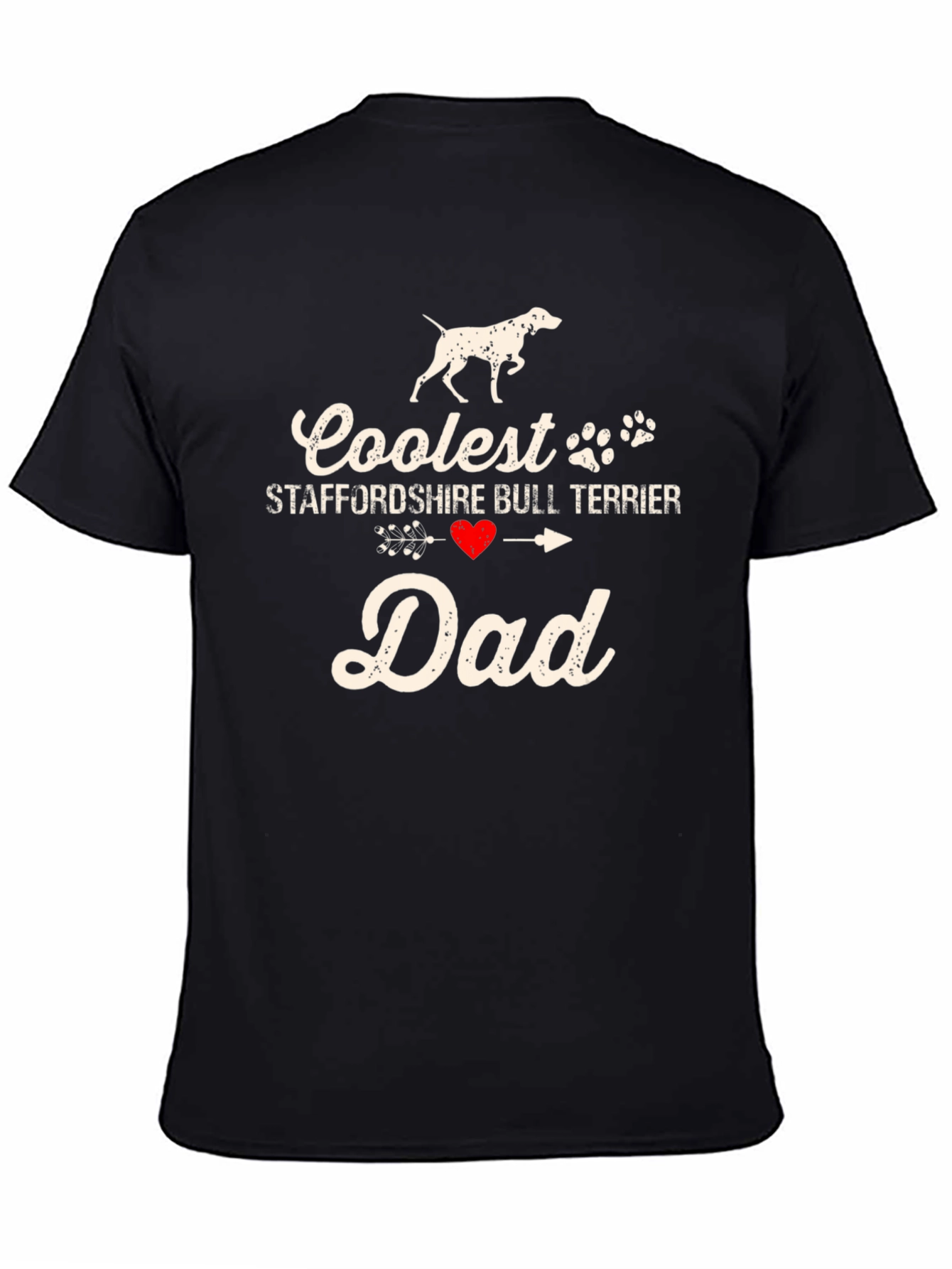 Coolest Dad Staffordshire Bull Terrier T-Shirt