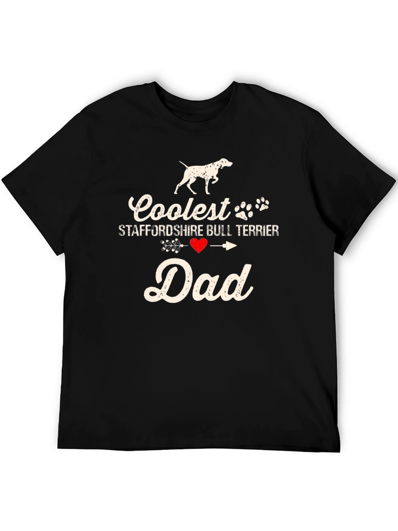 Coolest Dad Staffordshire Bull Terrier T-Shirt
