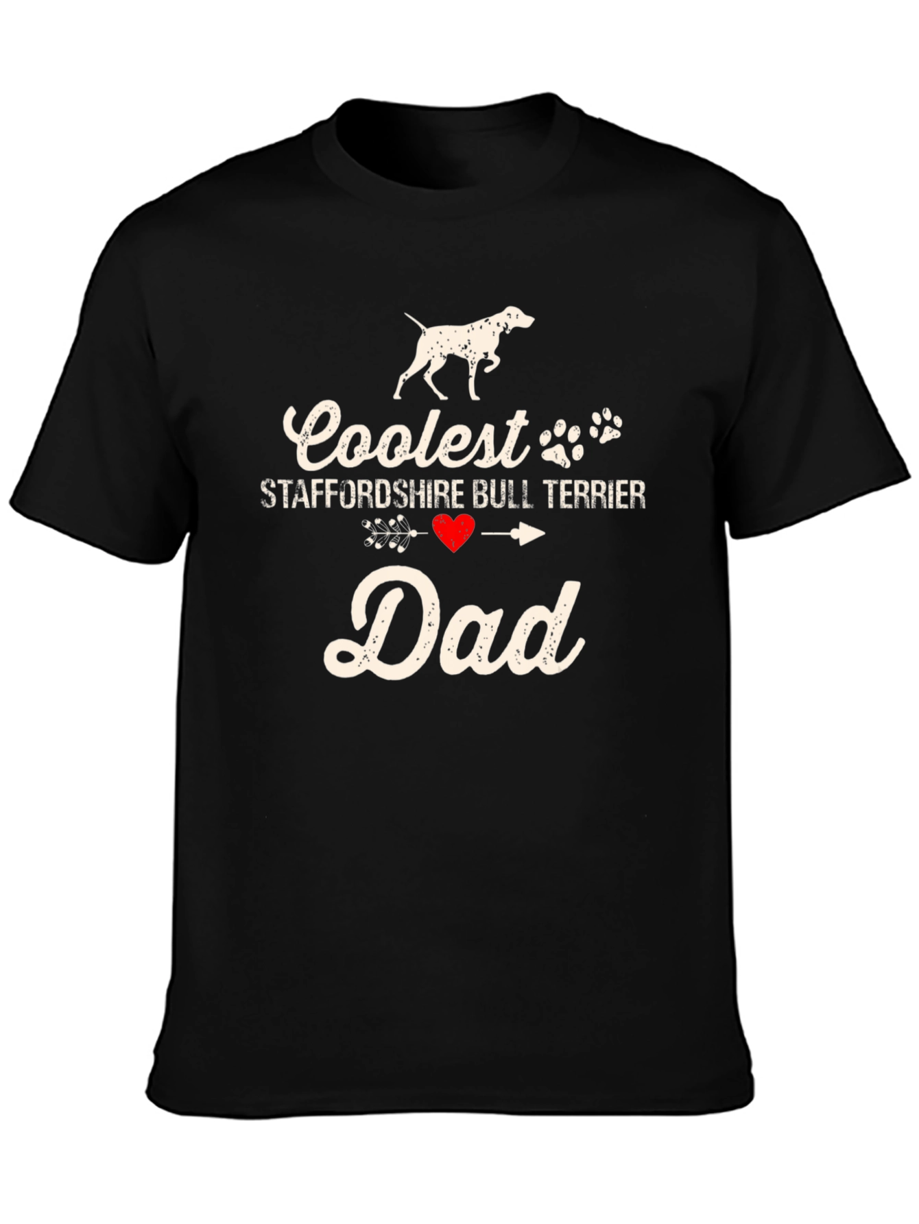 Coolest Dad Staffordshire Bull Terrier T-Shirt