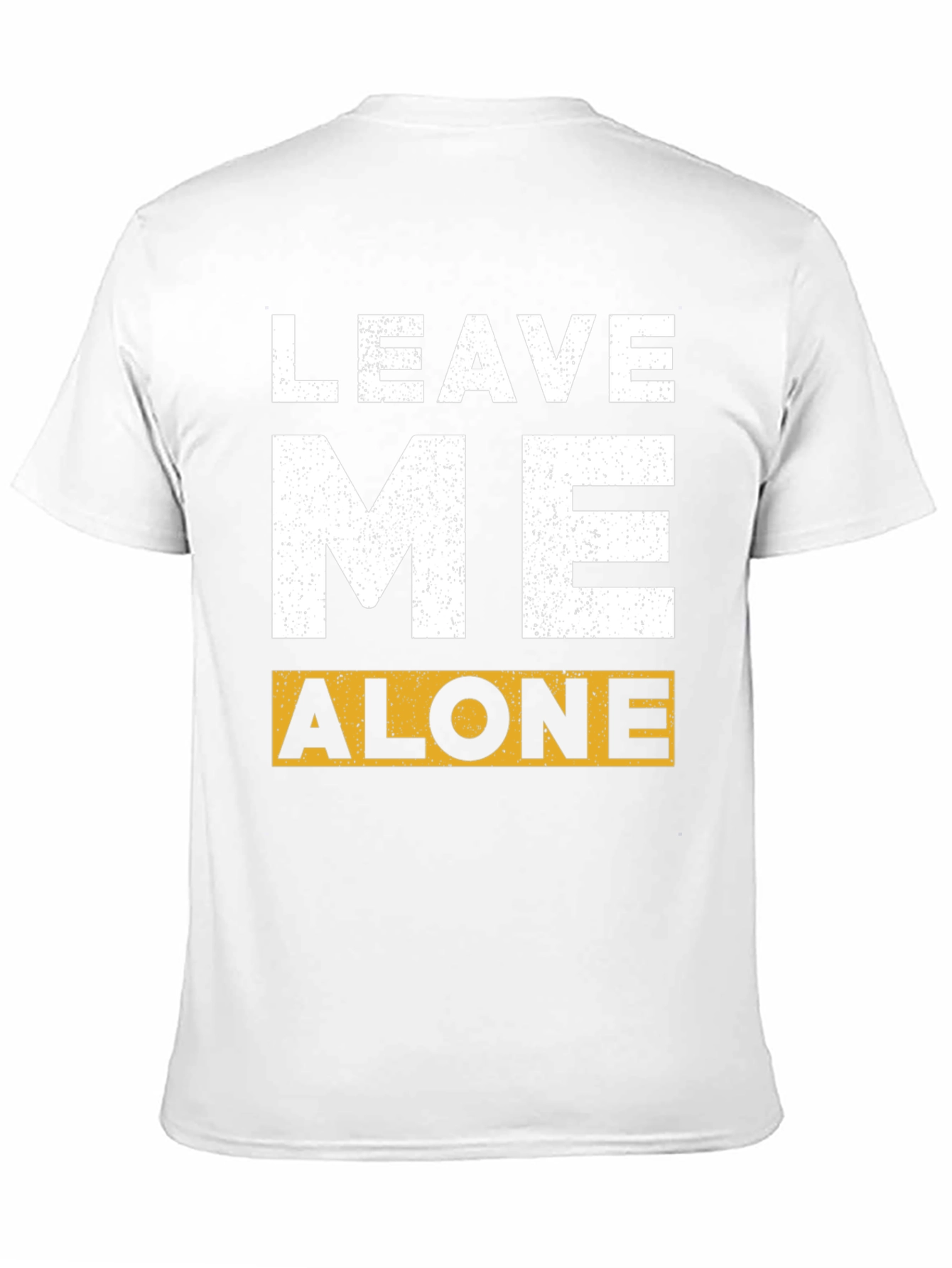 Leave Me Alone Graphic T-Shirt - Black Cotton Tee