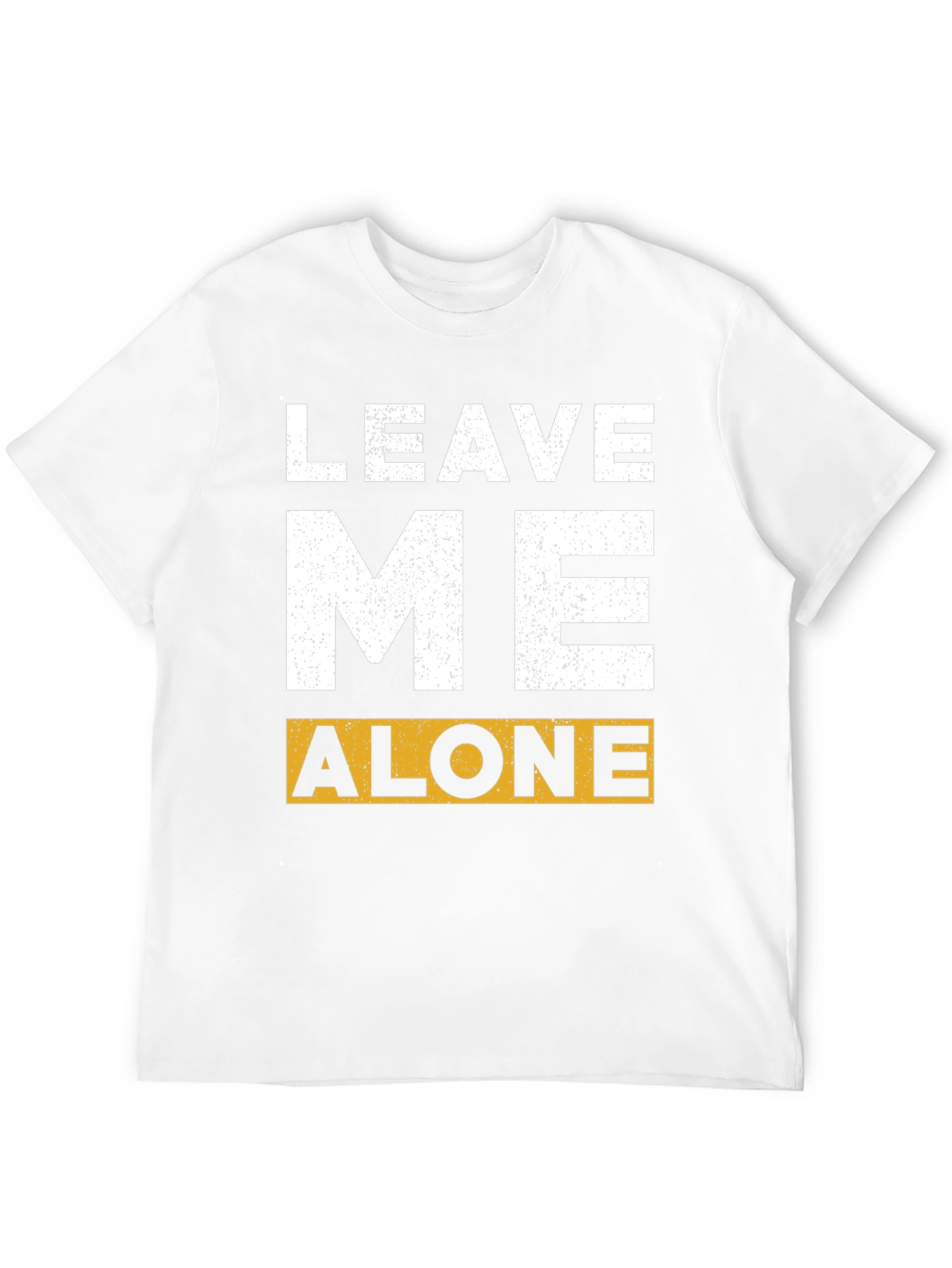 Leave Me Alone Graphic T-Shirt - Black Cotton Tee