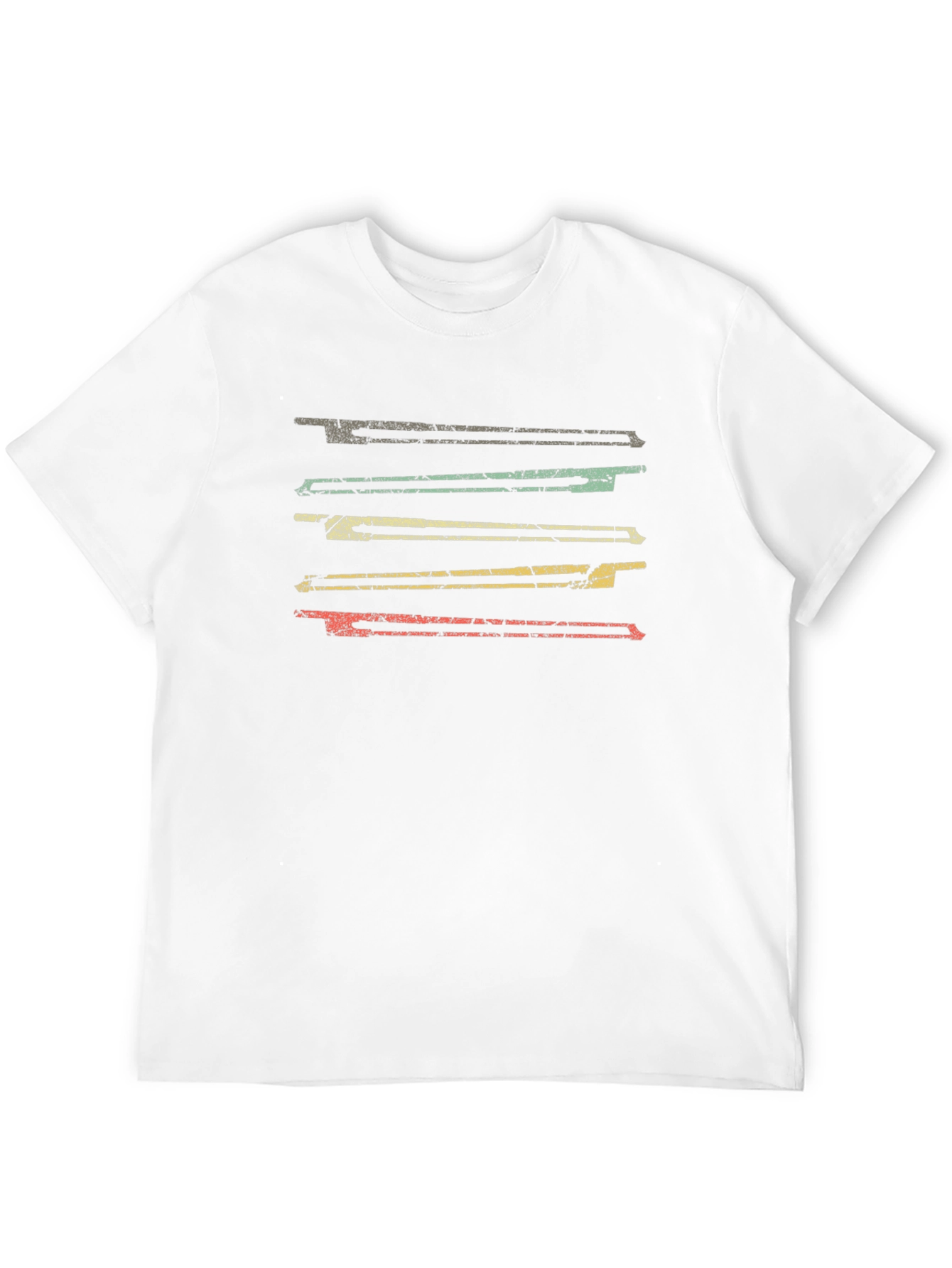 Retro Stripe Graphic Tee - Casual Comfort