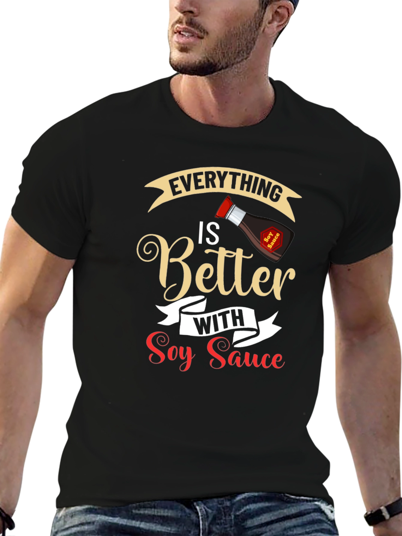 Everything is Better with Soy Sauce Black T-Shirt