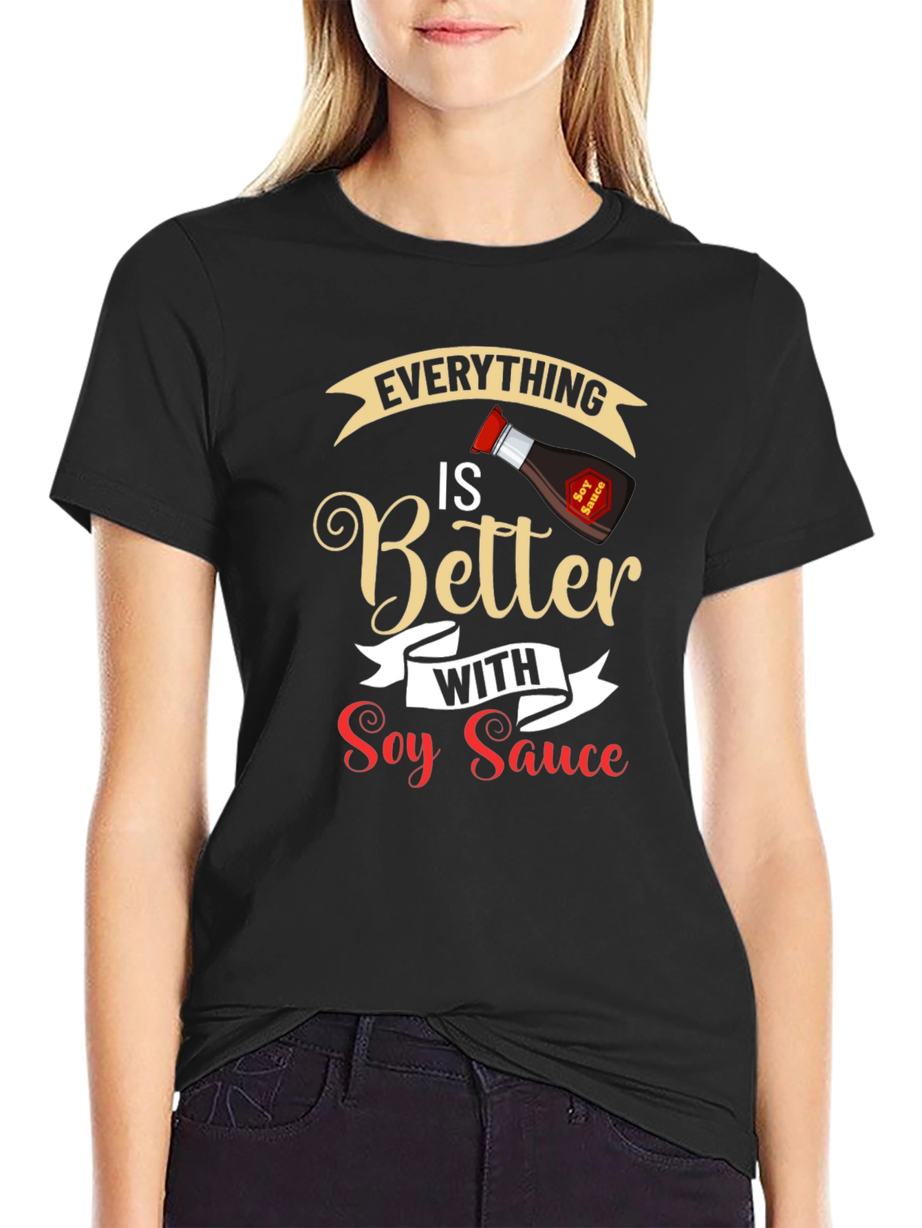 Everything is Better with Soy Sauce Black T-Shirt