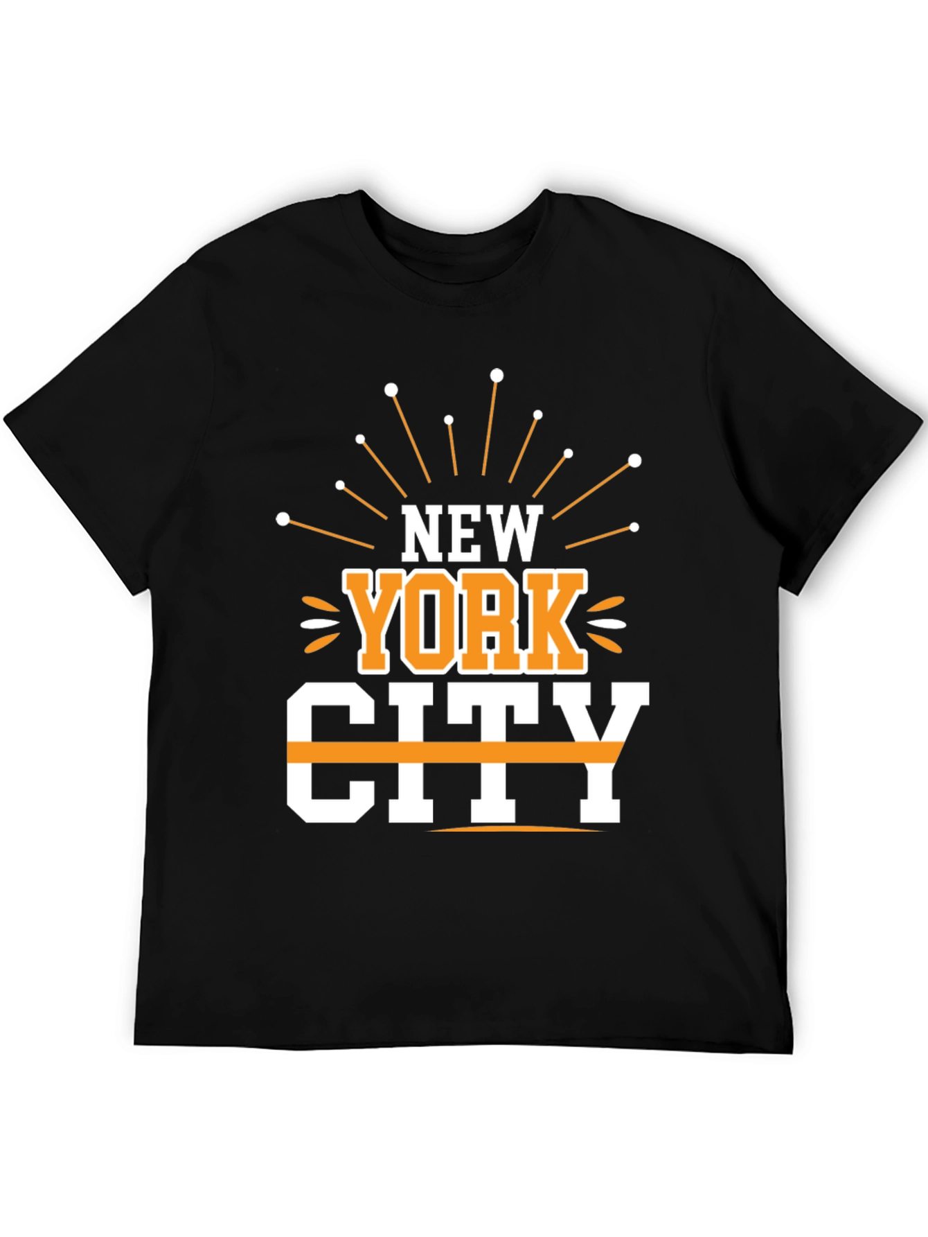 New York City Graphic Black T-Shirt