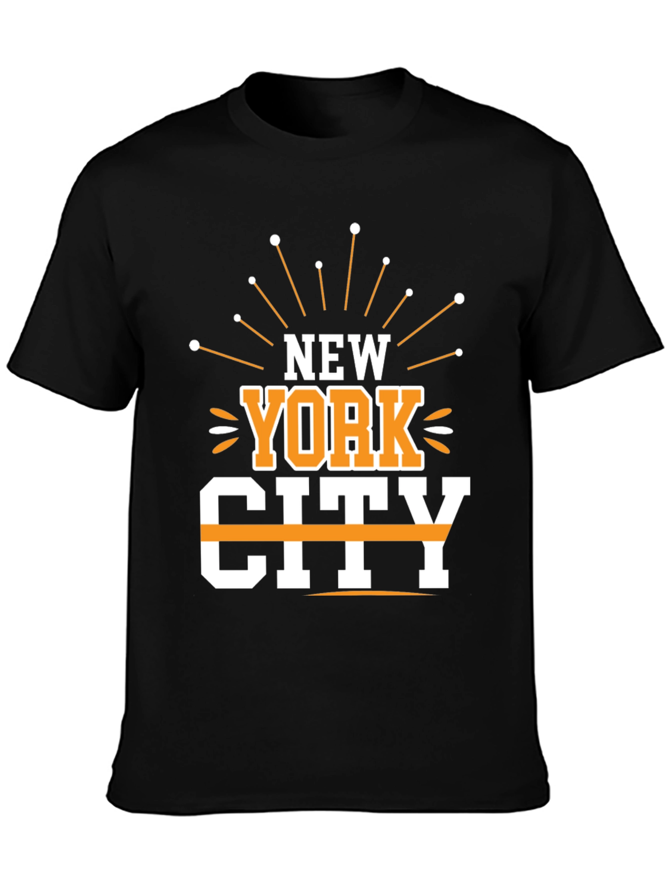 New York City Graphic Black T-Shirt
