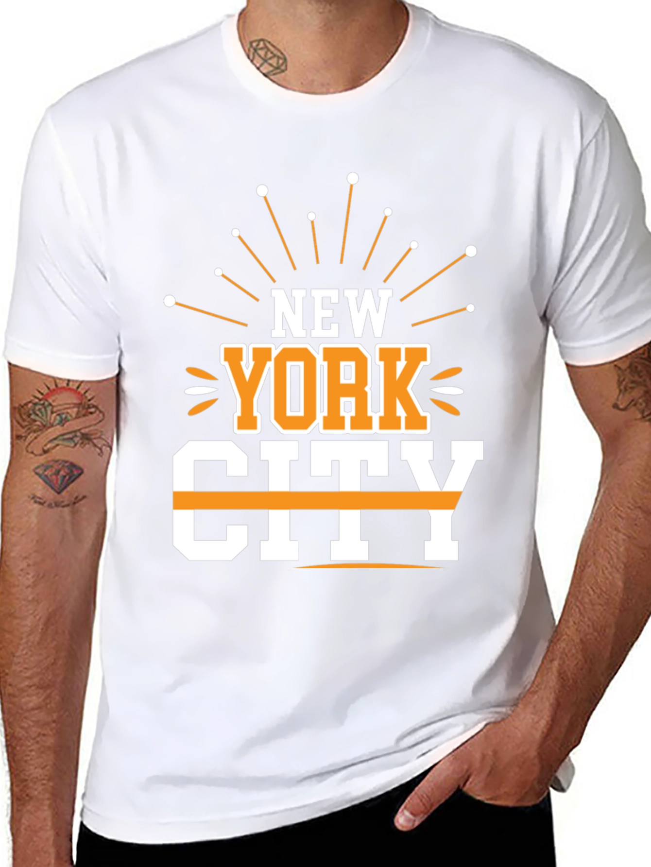New York City Graphic Black T-Shirt