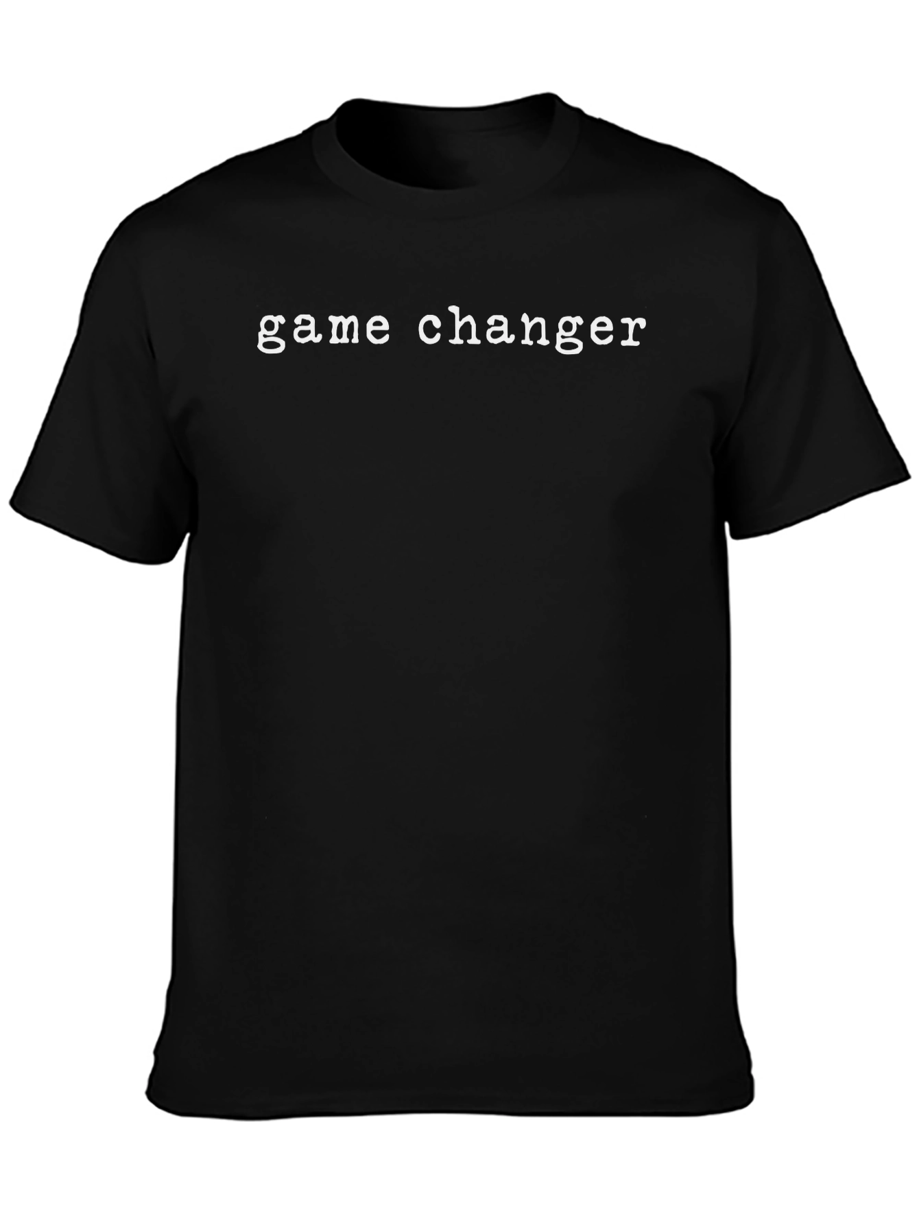 Game Changer Graphic Tee - Stylish Black Cotton T-Shirt