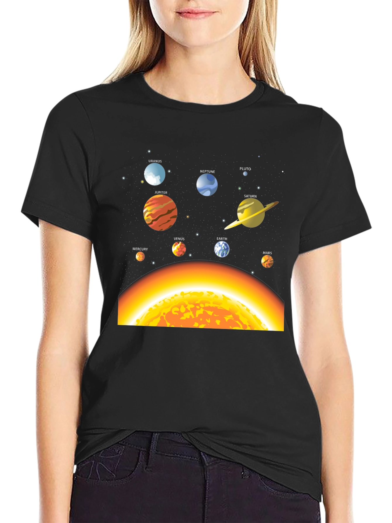 Solar System Planets T-Shirt Astronomy Tee