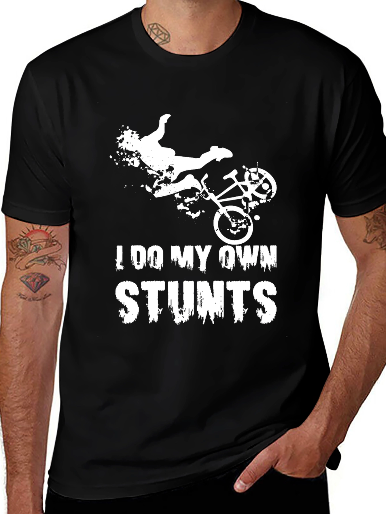 I Do My Own Stunts Graphic Tee