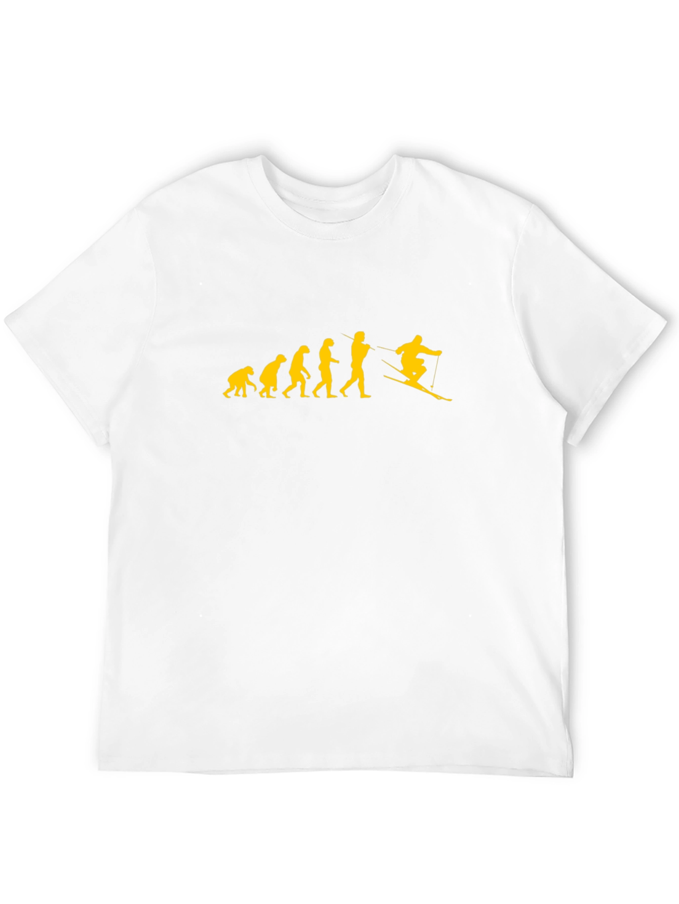 Evolution Ski T-Shirt - Funny Skiing Tee