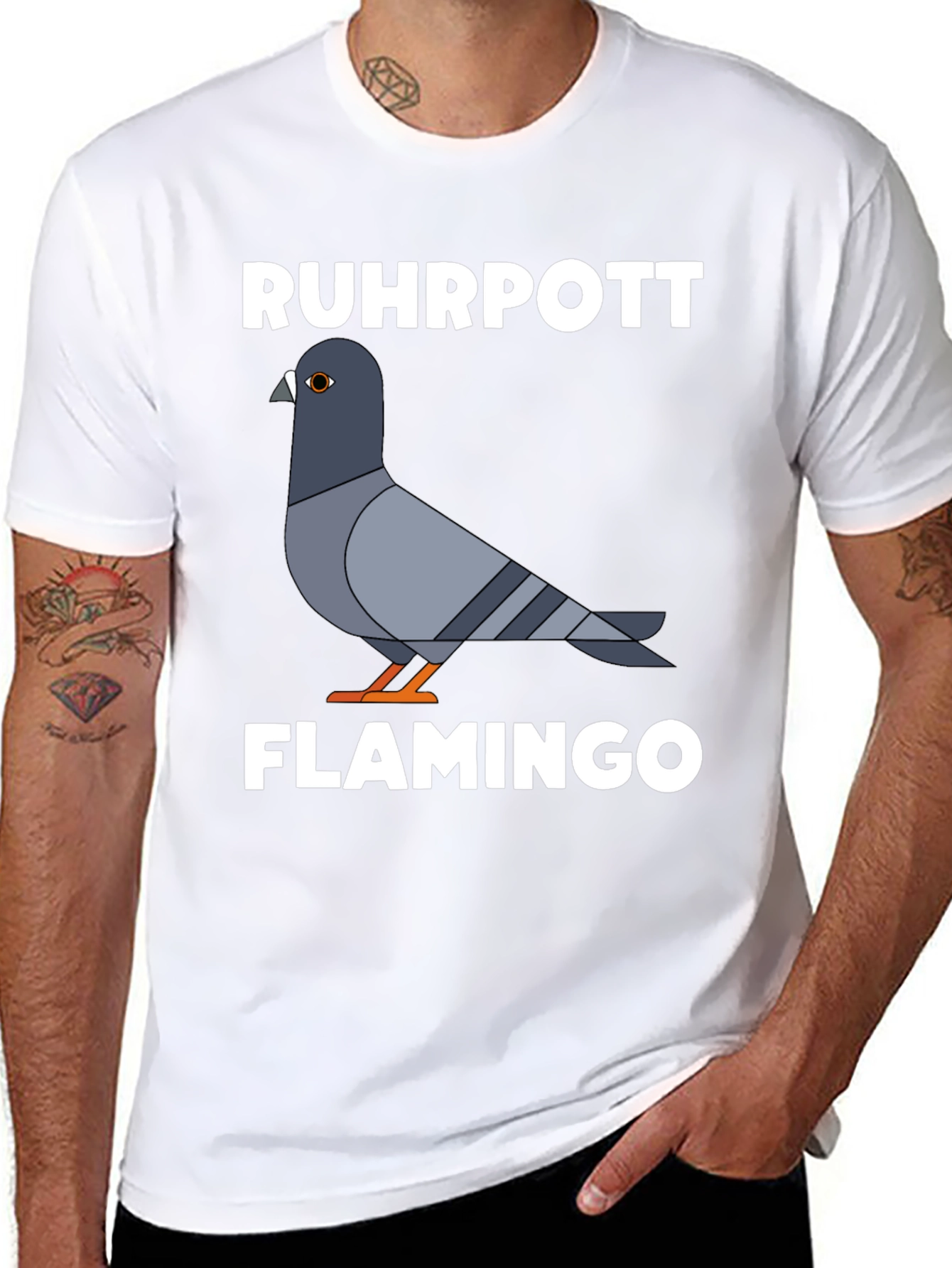 Ruhrpott Flamingo Graphic Tee