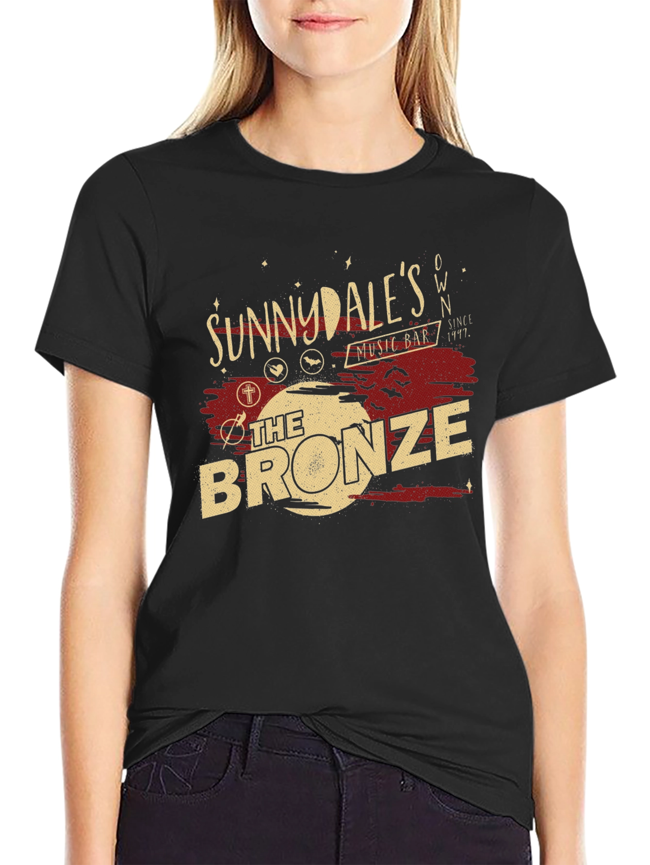 Sunnydales The Bronze Music Bar T-Shirt