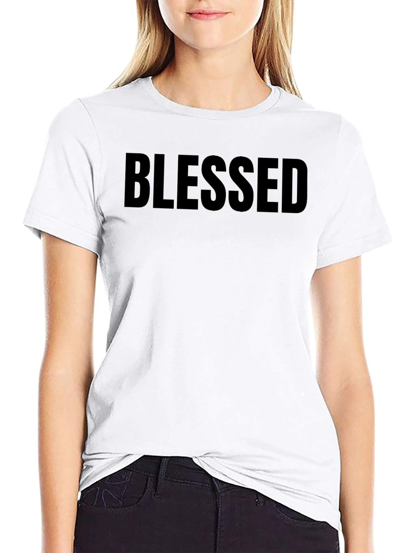 Blessed Graphic Tee - Mens Black T-Shirt