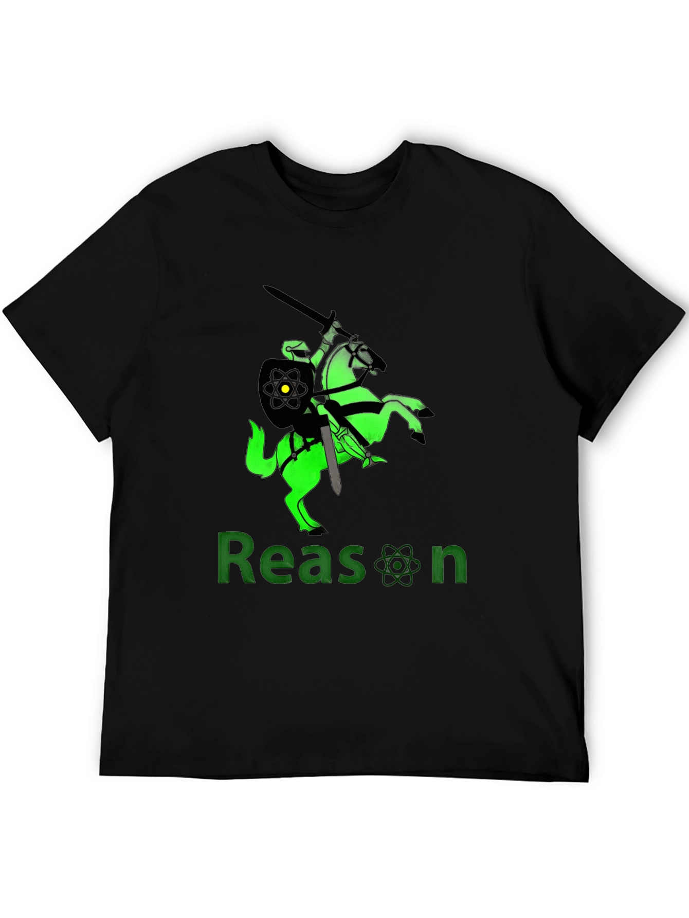 Reason Knight Graphic T-Shirt - Black