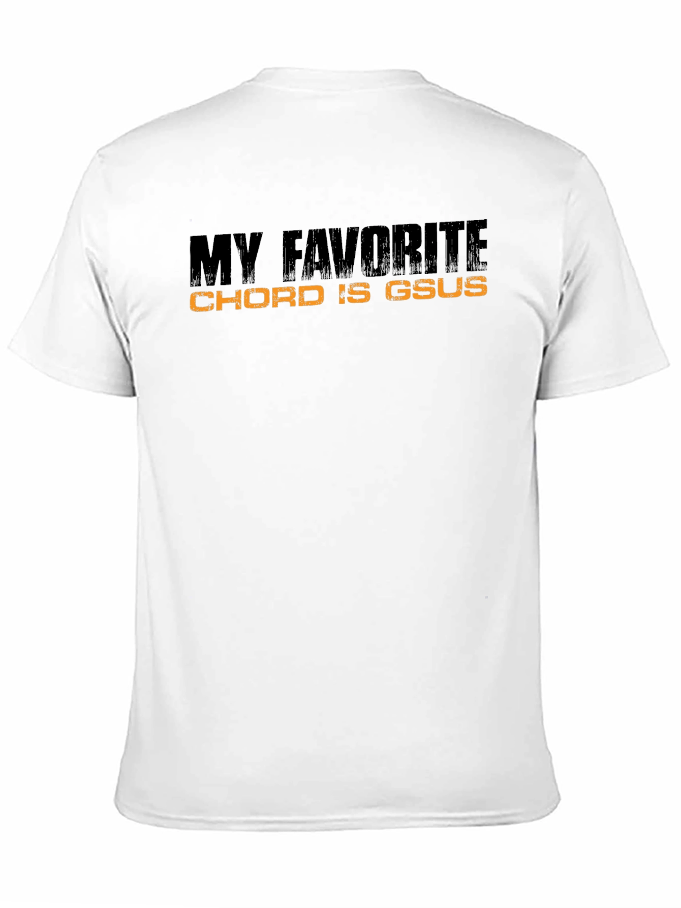My Favorite Chord Is Gsus Black T-Shirt