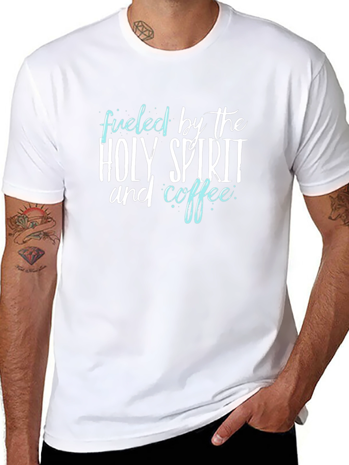 Fueled by Holy Spirit & Coffee Graphic Tee