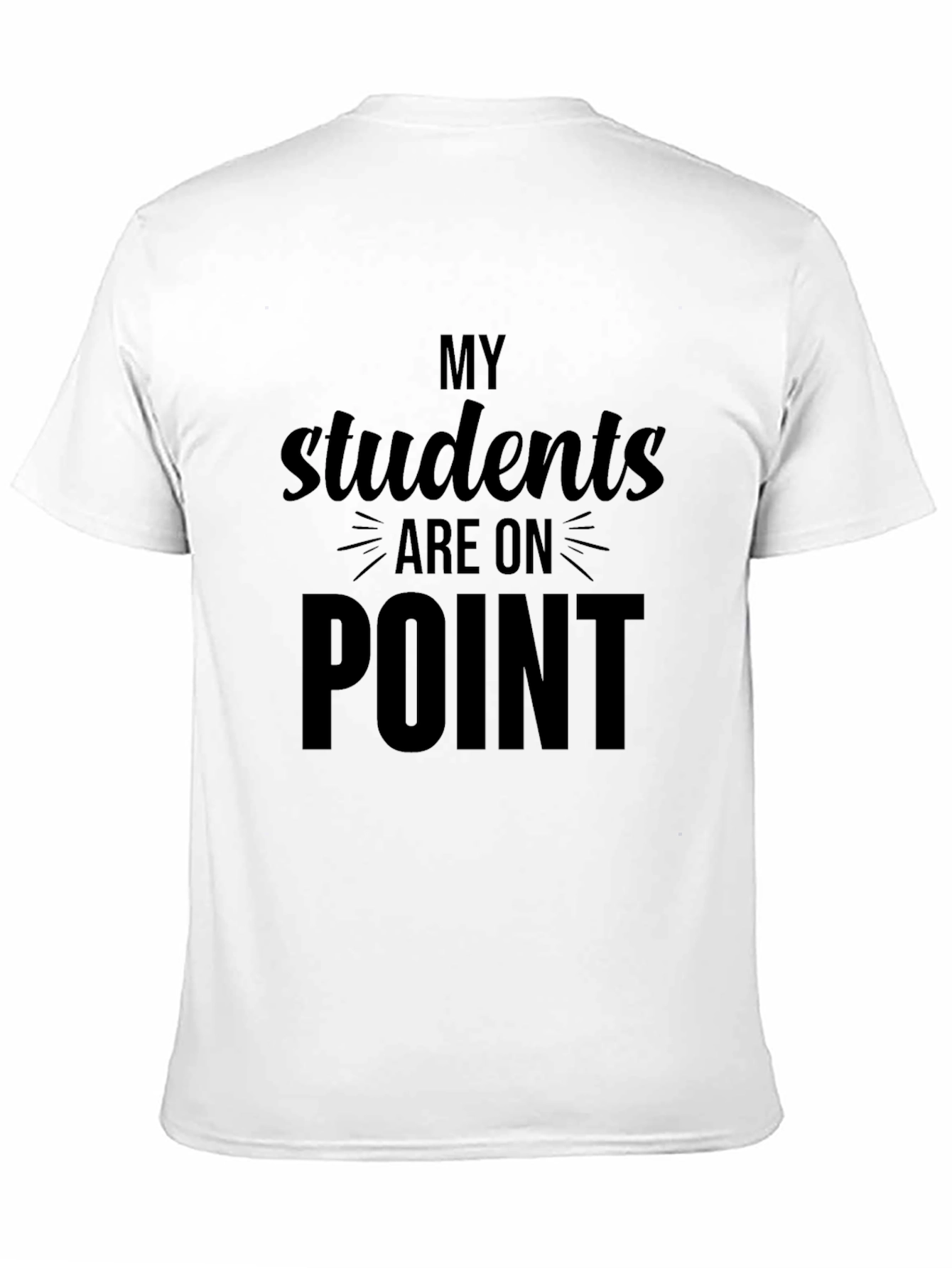 My Students Are On Point Black T-Shirt