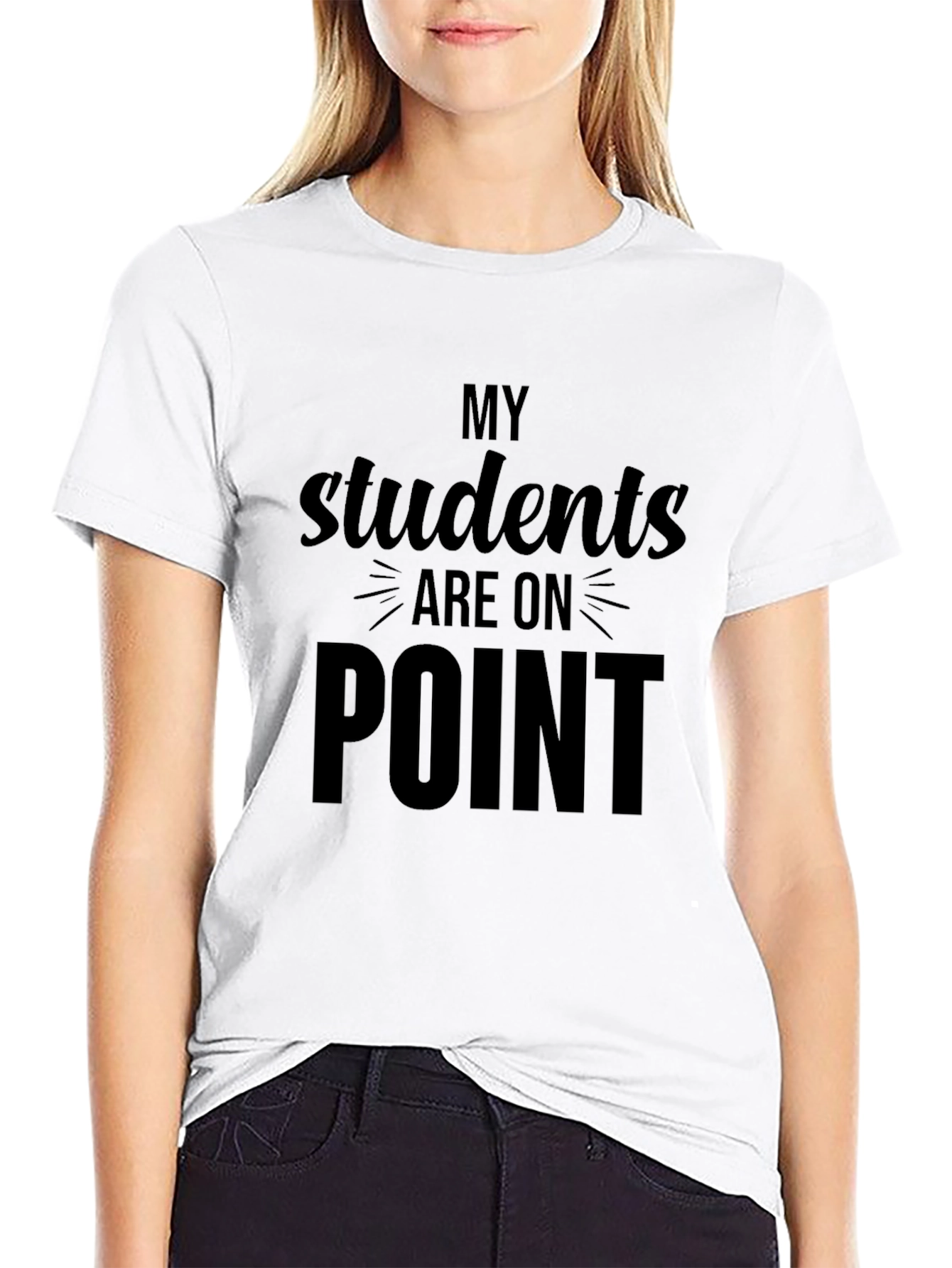 My Students Are On Point Black T-Shirt