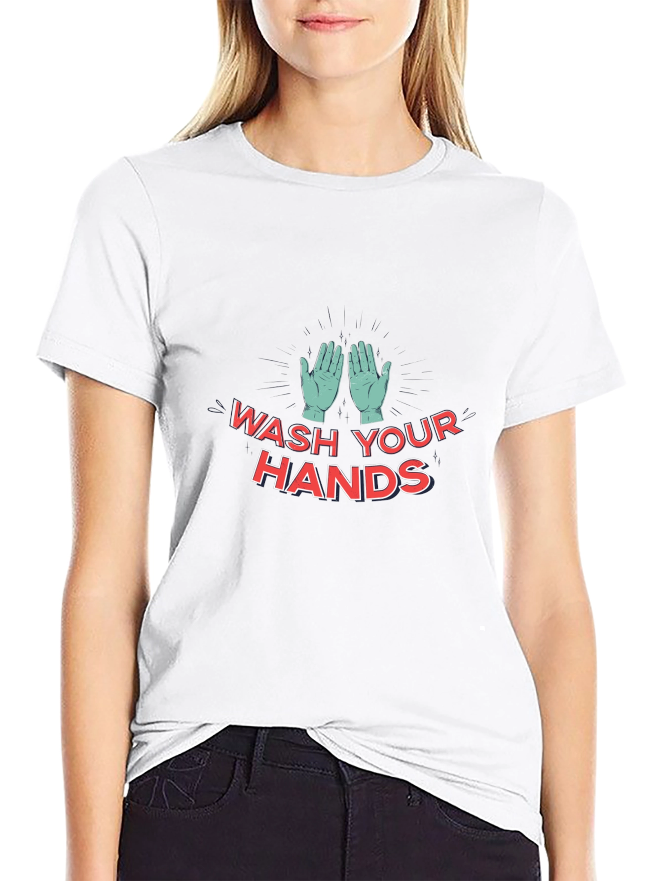 Wash Your Hands T-Shirt - Stay Safe and Stylish!