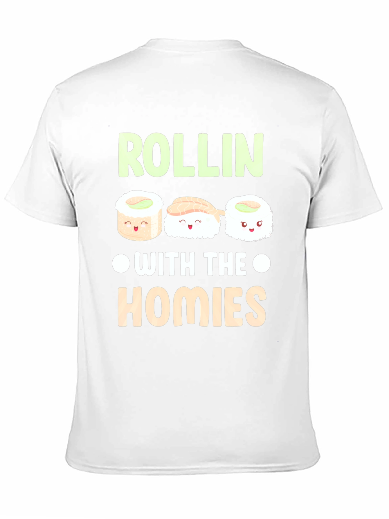 Rollin with the Homies Sushi Graphic Tee