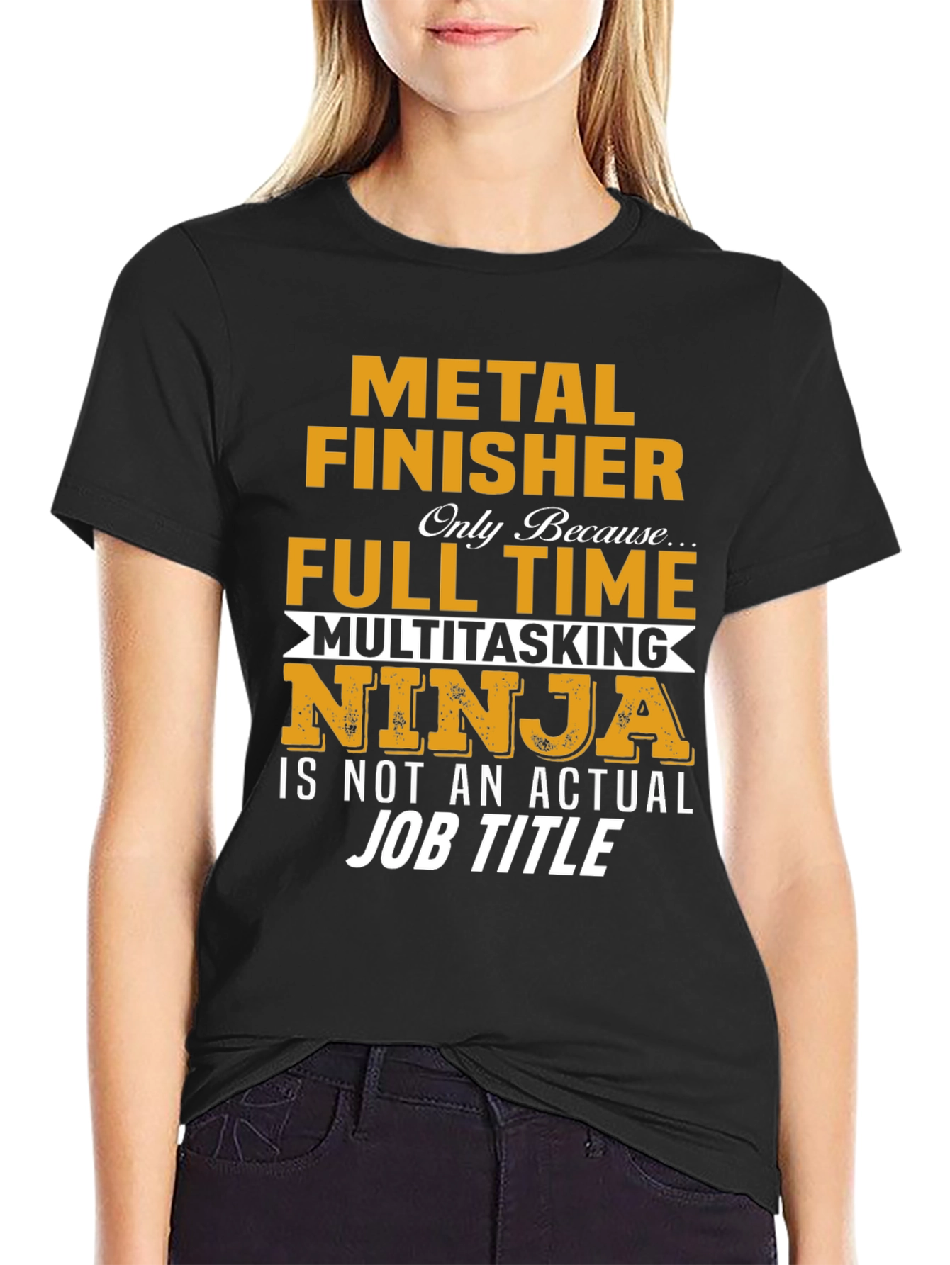 Metal Finisher Multitasking Ninja T-Shirt