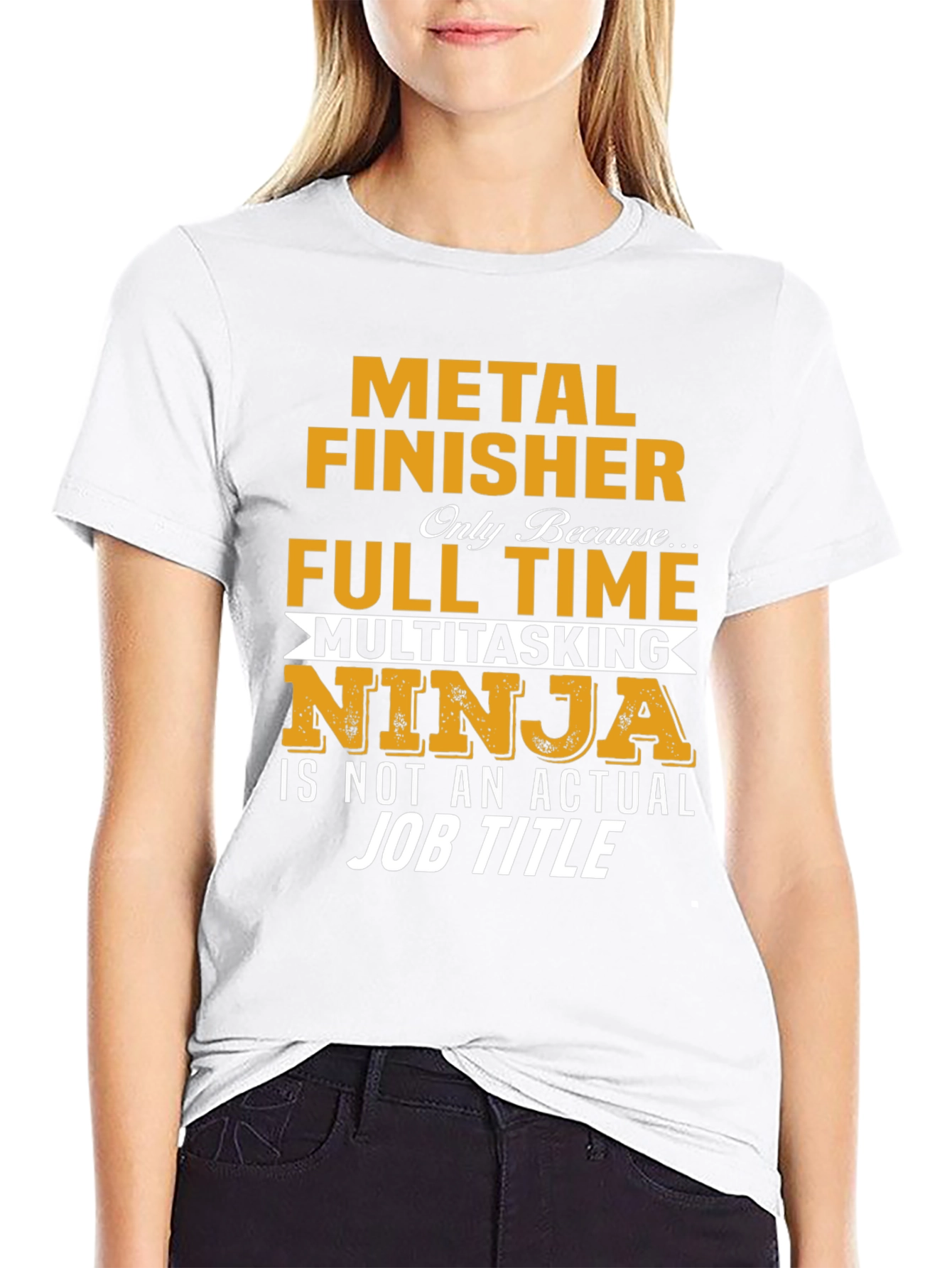 Metal Finisher Multitasking Ninja T-Shirt