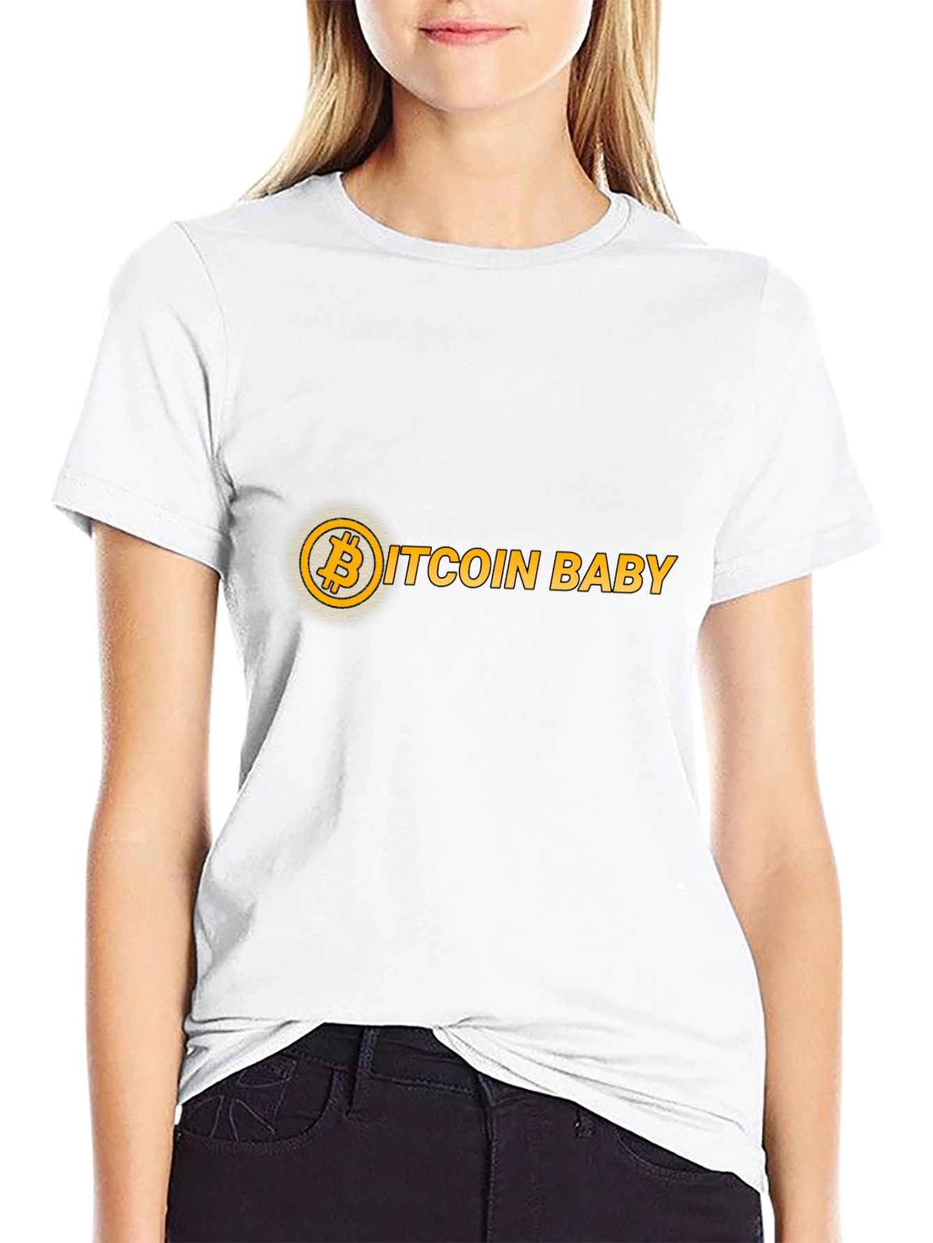 Bitcoin Baby Black T-Shirt - Crypto HODL