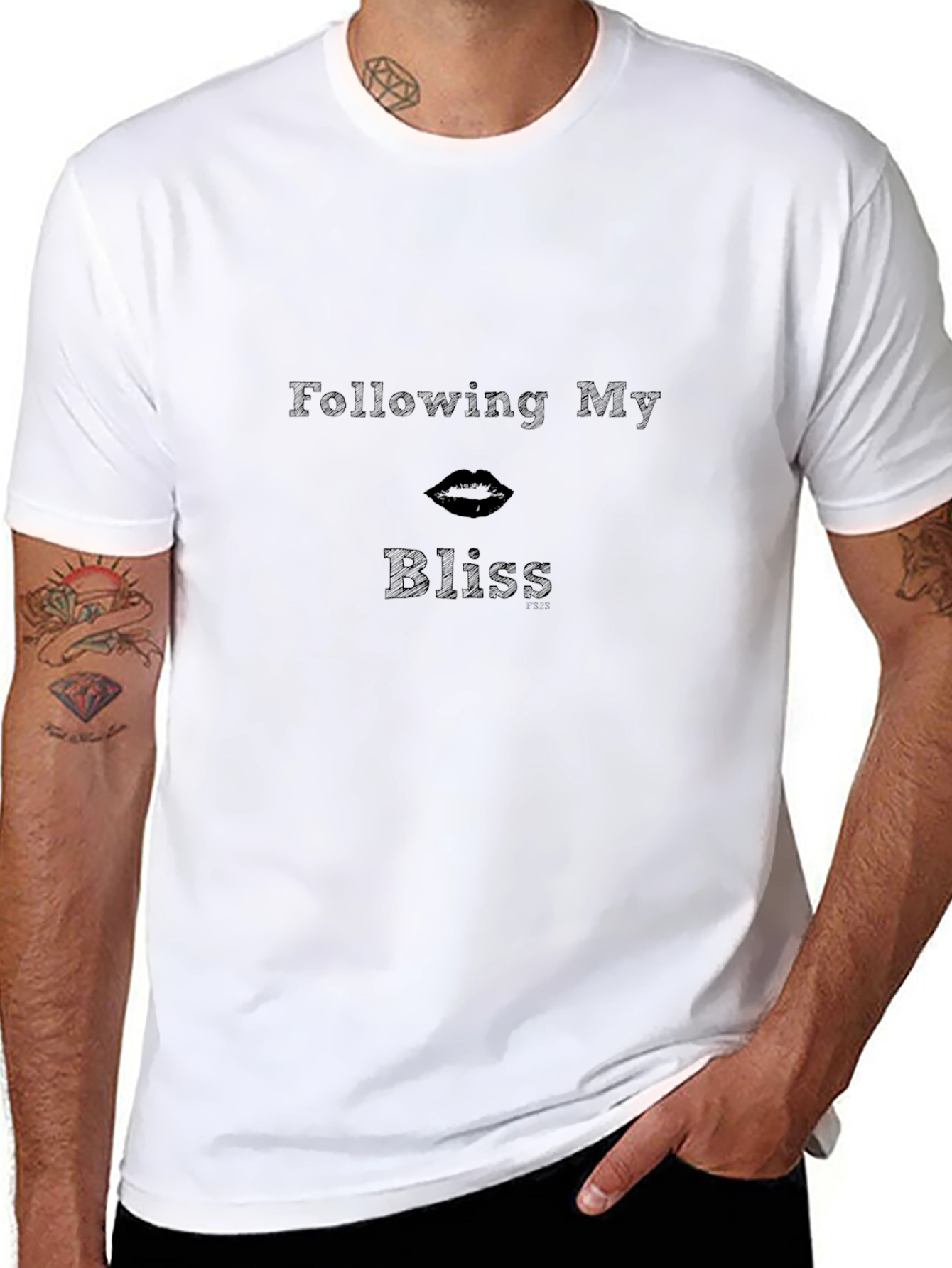 Following My Bliss Graphic T-Shirt - Black
