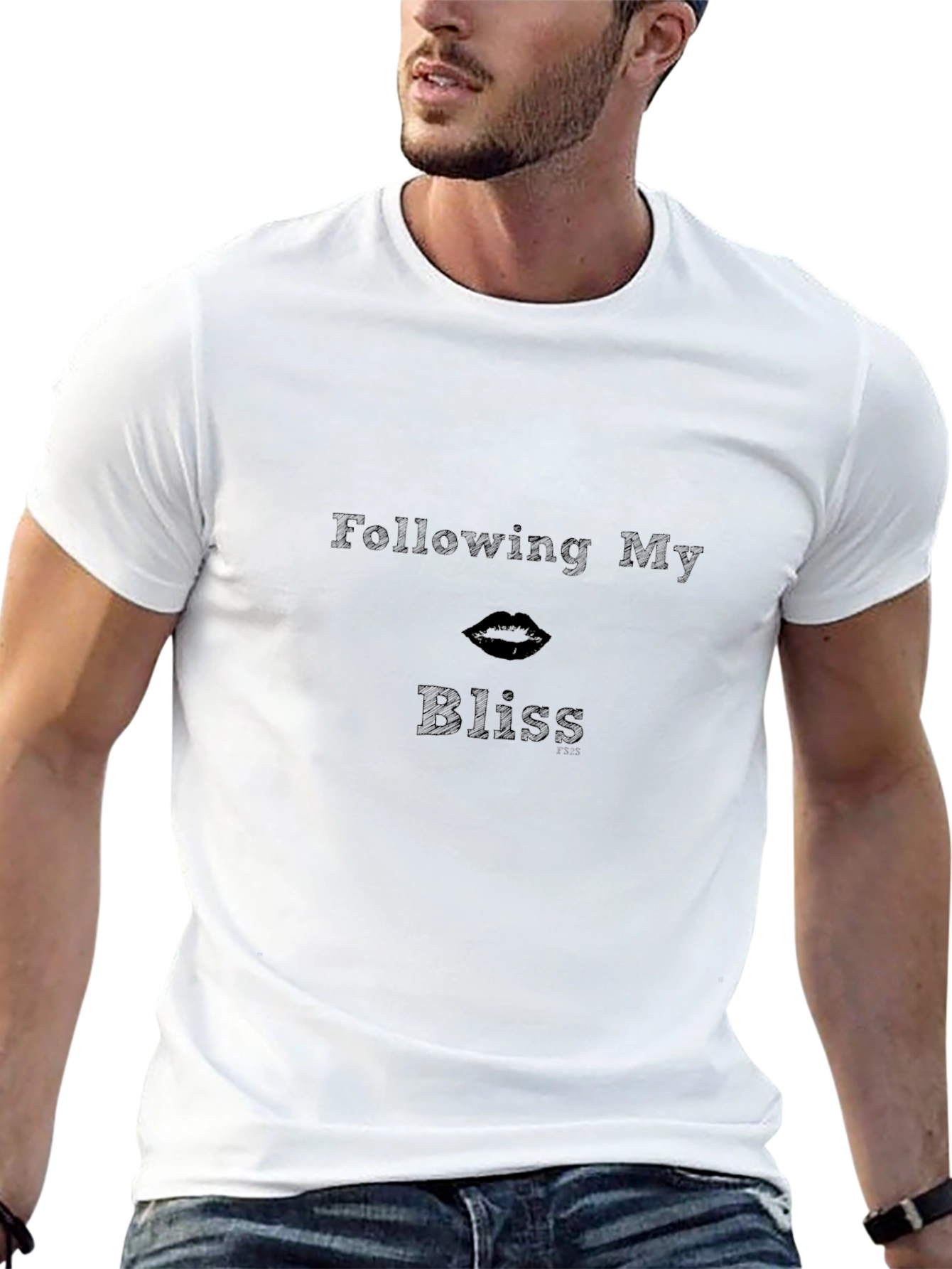 Following My Bliss Graphic T-Shirt - Black
