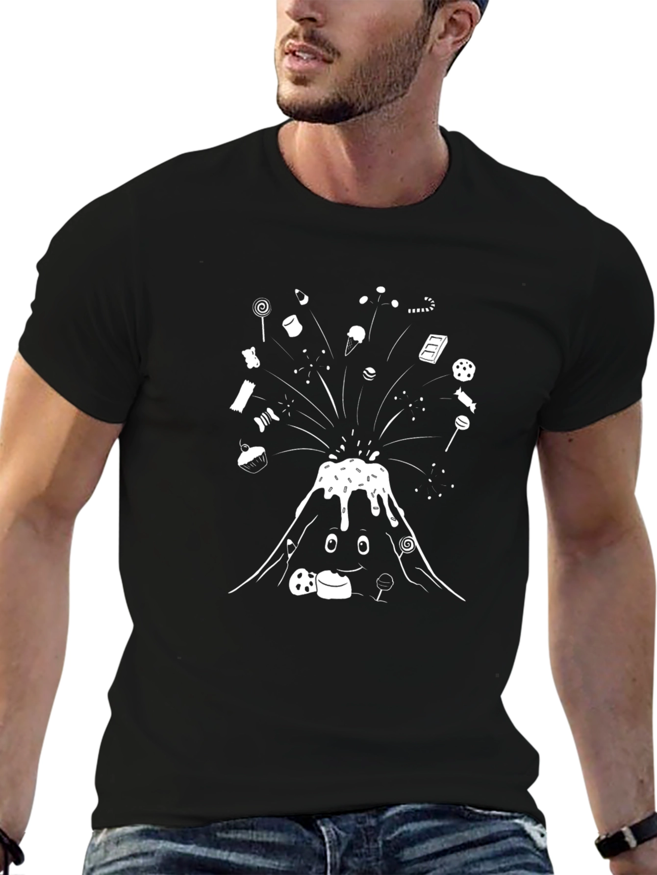 Candy Volcano T-Shirt - Sweet Tooth Explosion