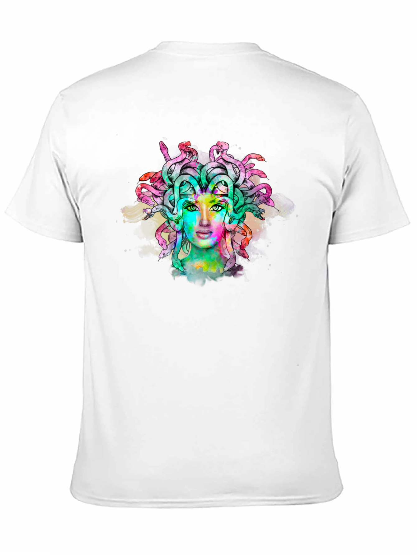 Medusa Graphic Print Black Tee