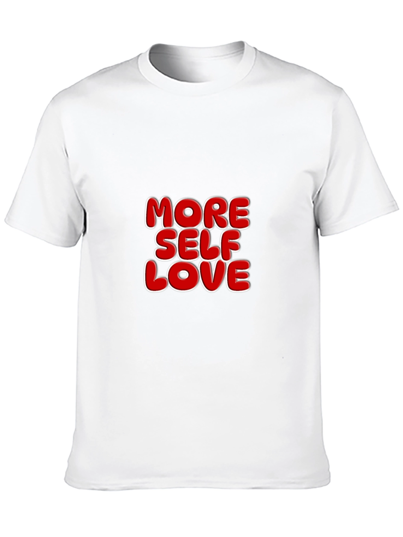 More Self Love T-Shirt Black Crew Neck Tee