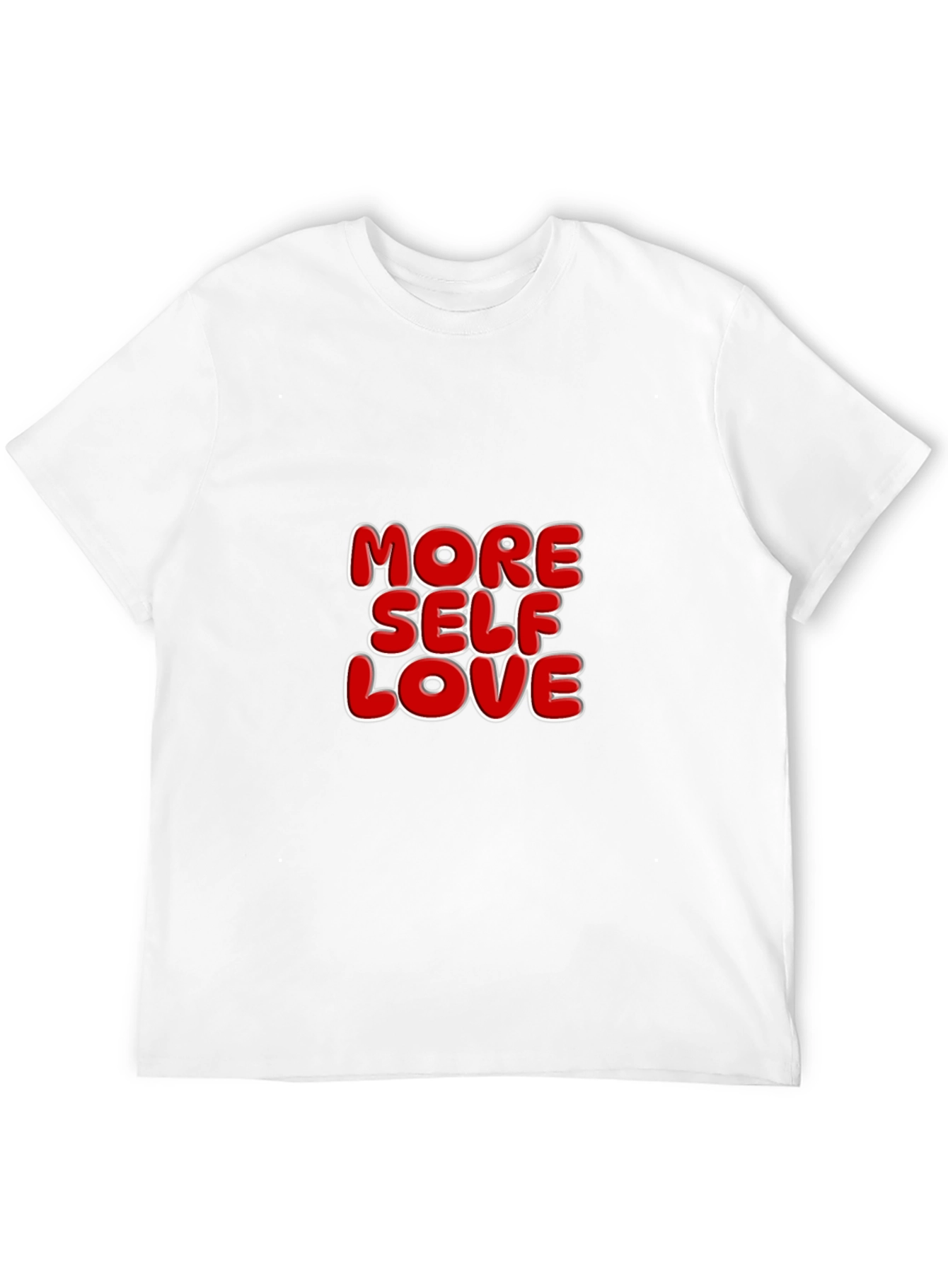 More Self Love T-Shirt Black Crew Neck Tee