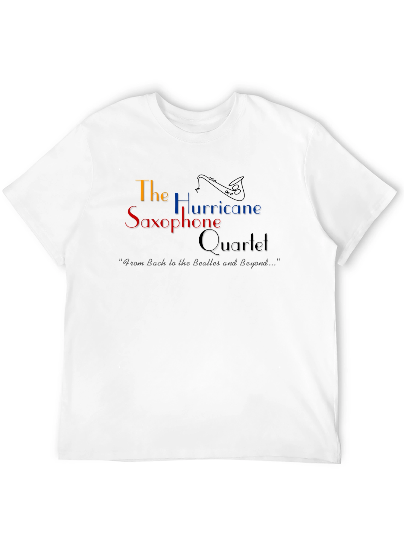 The Hurricane Saxophone Quartet Black T-Shirt