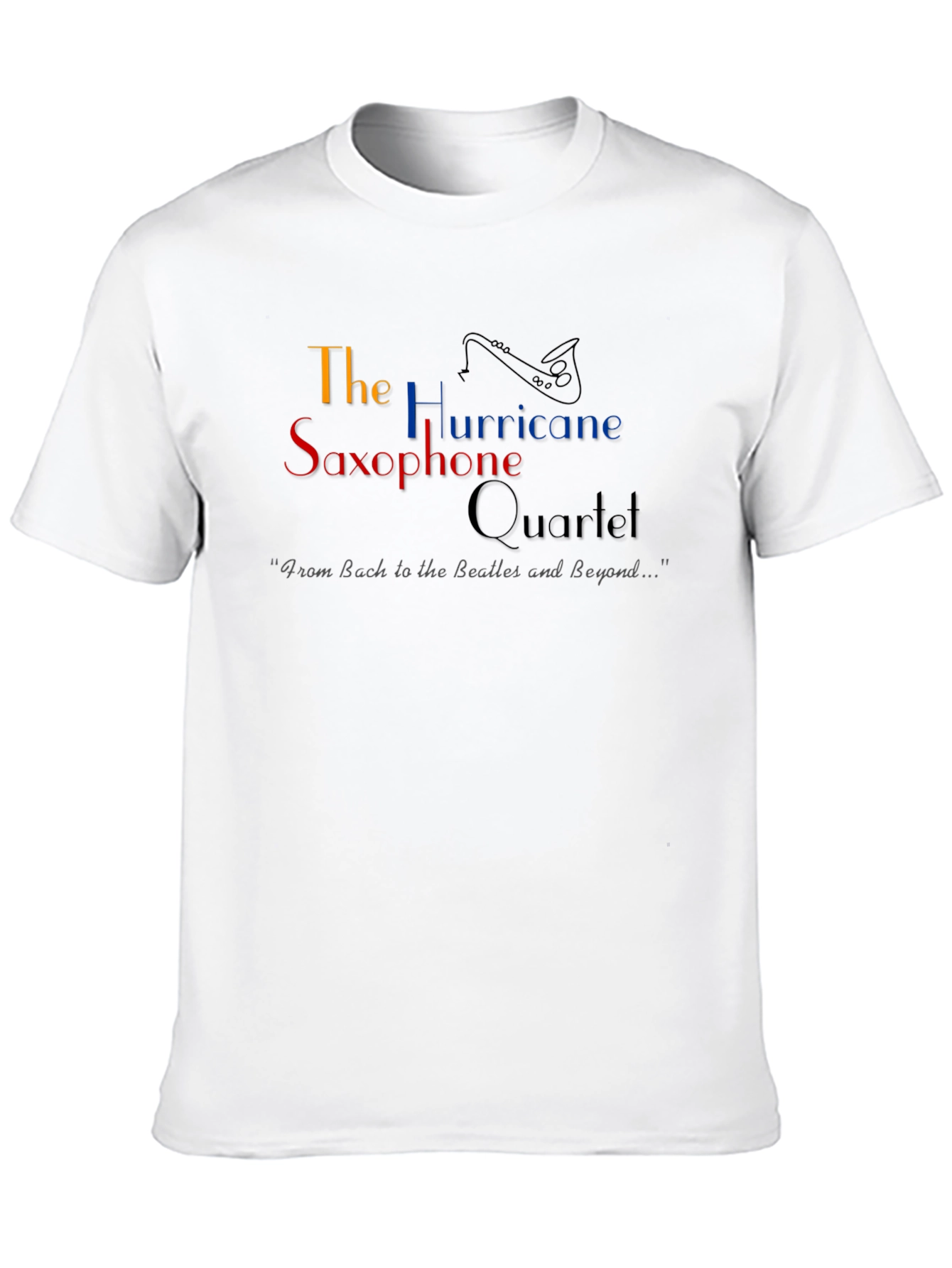 The Hurricane Saxophone Quartet Black T-Shirt