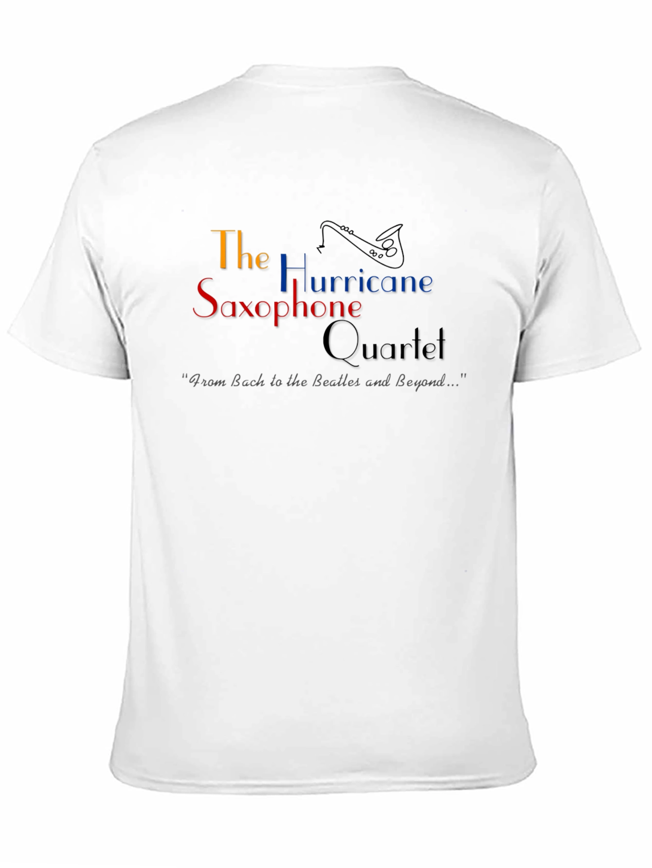 The Hurricane Saxophone Quartet Black T-Shirt