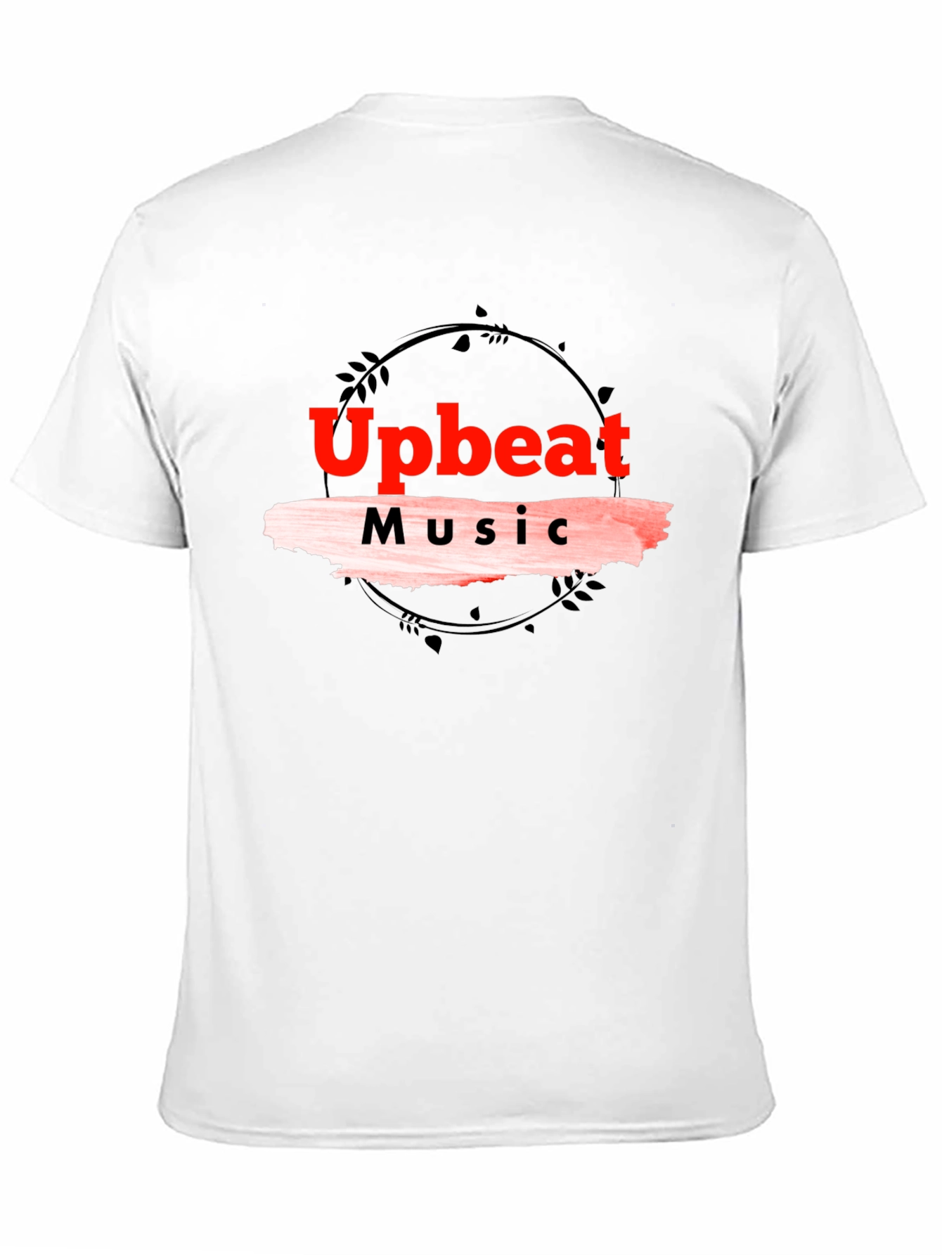 Upbeat Music Black T-Shirt