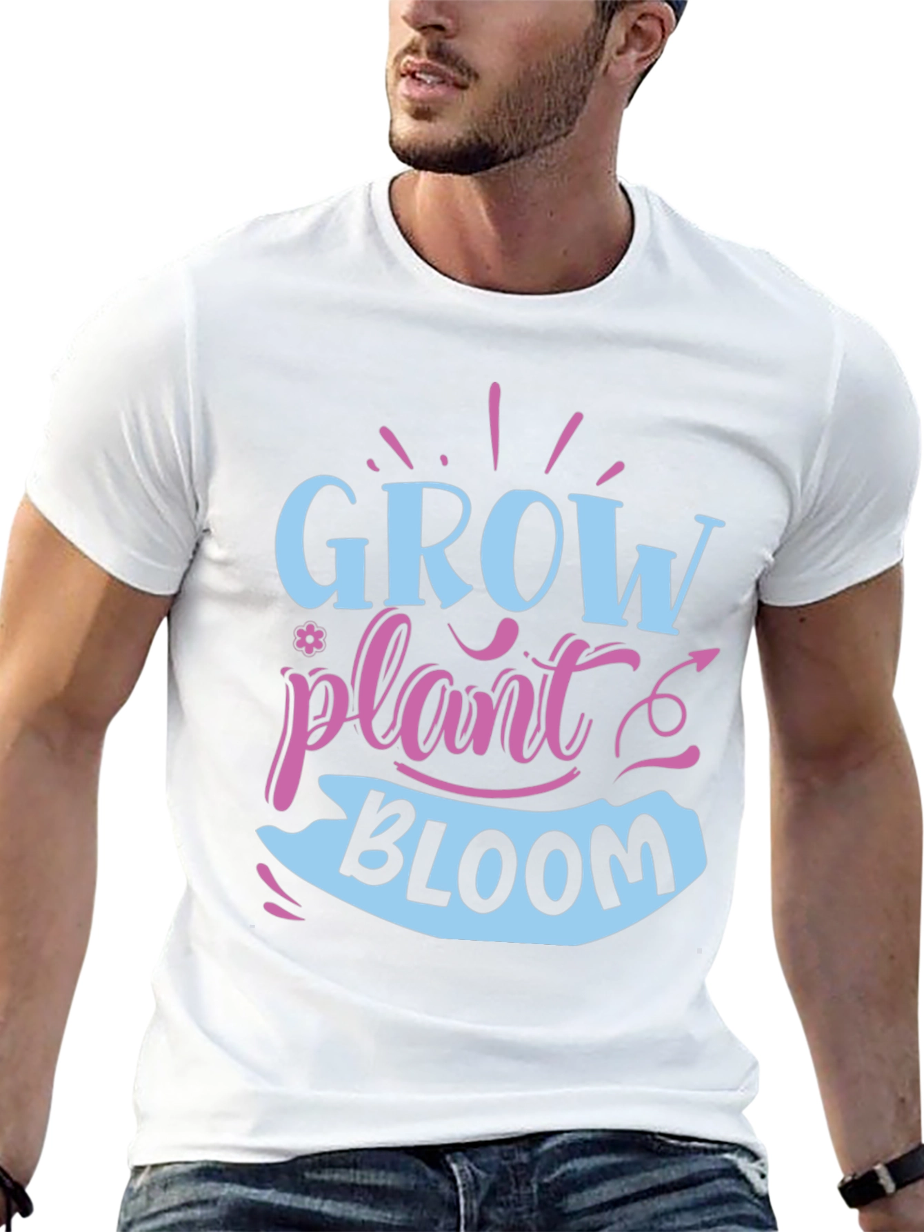 Grow Plant Bloom T-Shirt - Gardening Shirt
