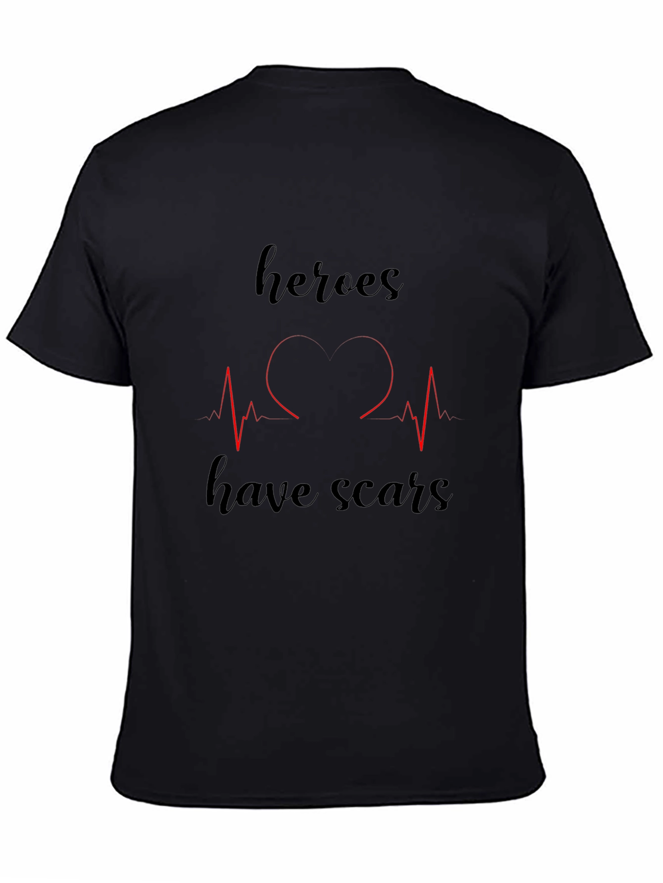 Heroes Have Scars Graphic T-Shirt