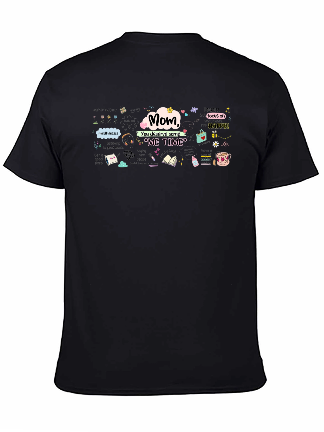 Relax Mom Graphic Tee - Me Time Design