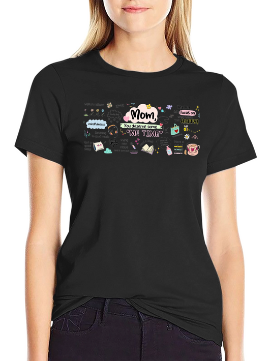 Relax Mom Graphic Tee - Me Time Design