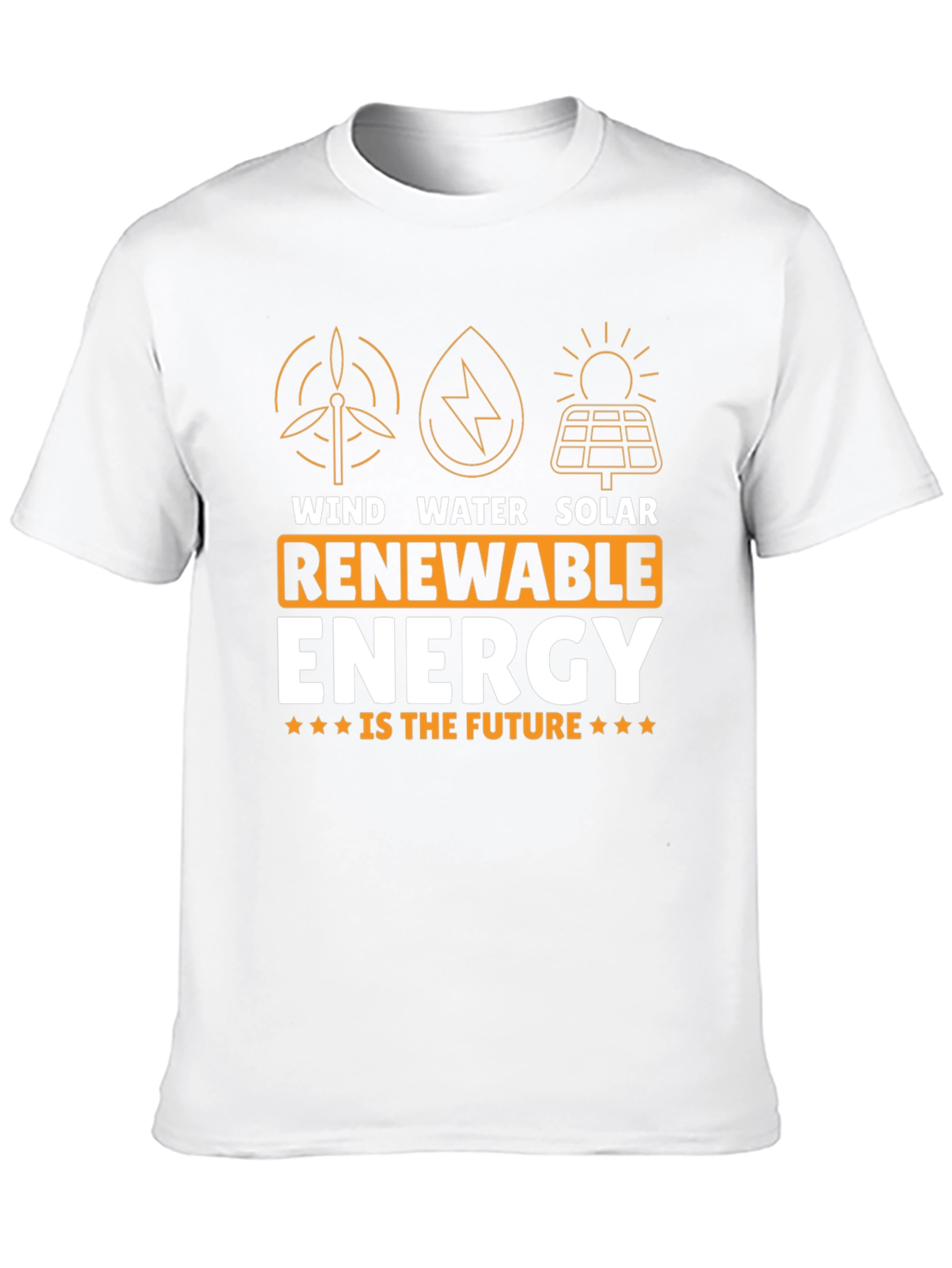 Renewable Energy T-Shirt - Wind Water Solar Power Tee