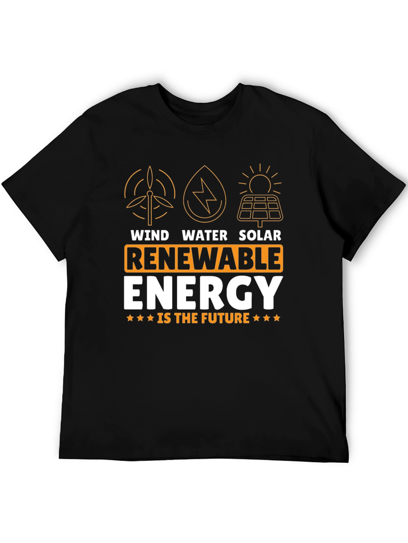Renewable Energy T-Shirt - Wind Water Solar Power Tee