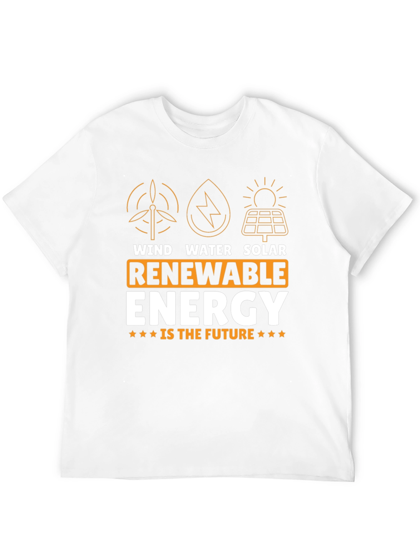 Renewable Energy T-Shirt - Wind Water Solar Power Tee