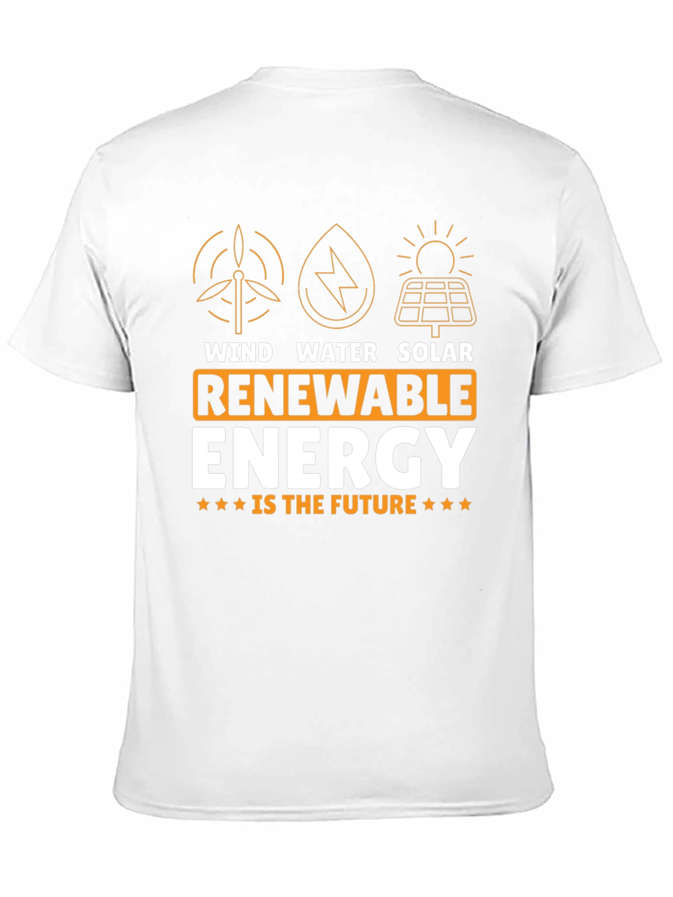 Renewable Energy T-Shirt - Wind Water Solar Power Tee