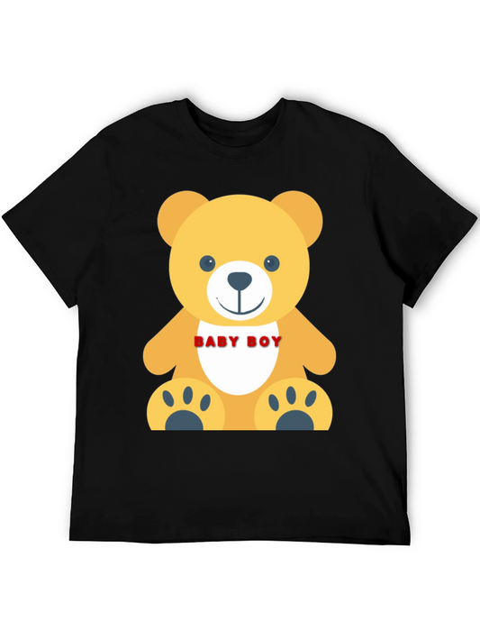 Baby Boy Teddy Bear Graphic T-Shirt