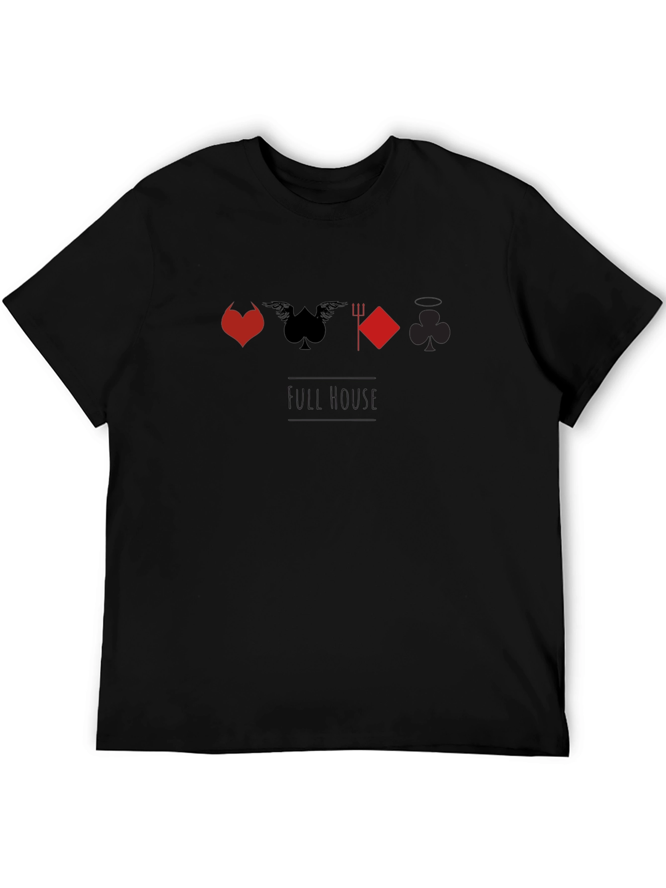 Ace of Spades Devil Card Graphic Tee
