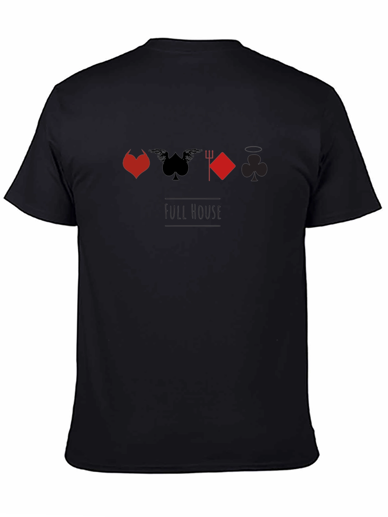 Ace of Spades Devil Card Graphic Tee
