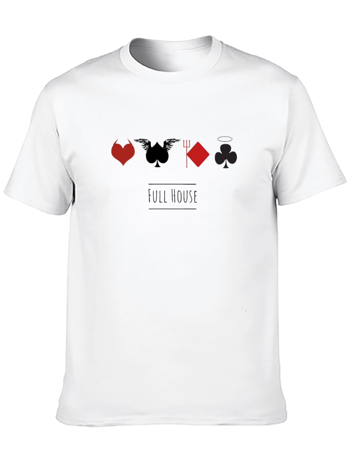 Ace of Spades Devil Card Graphic Tee